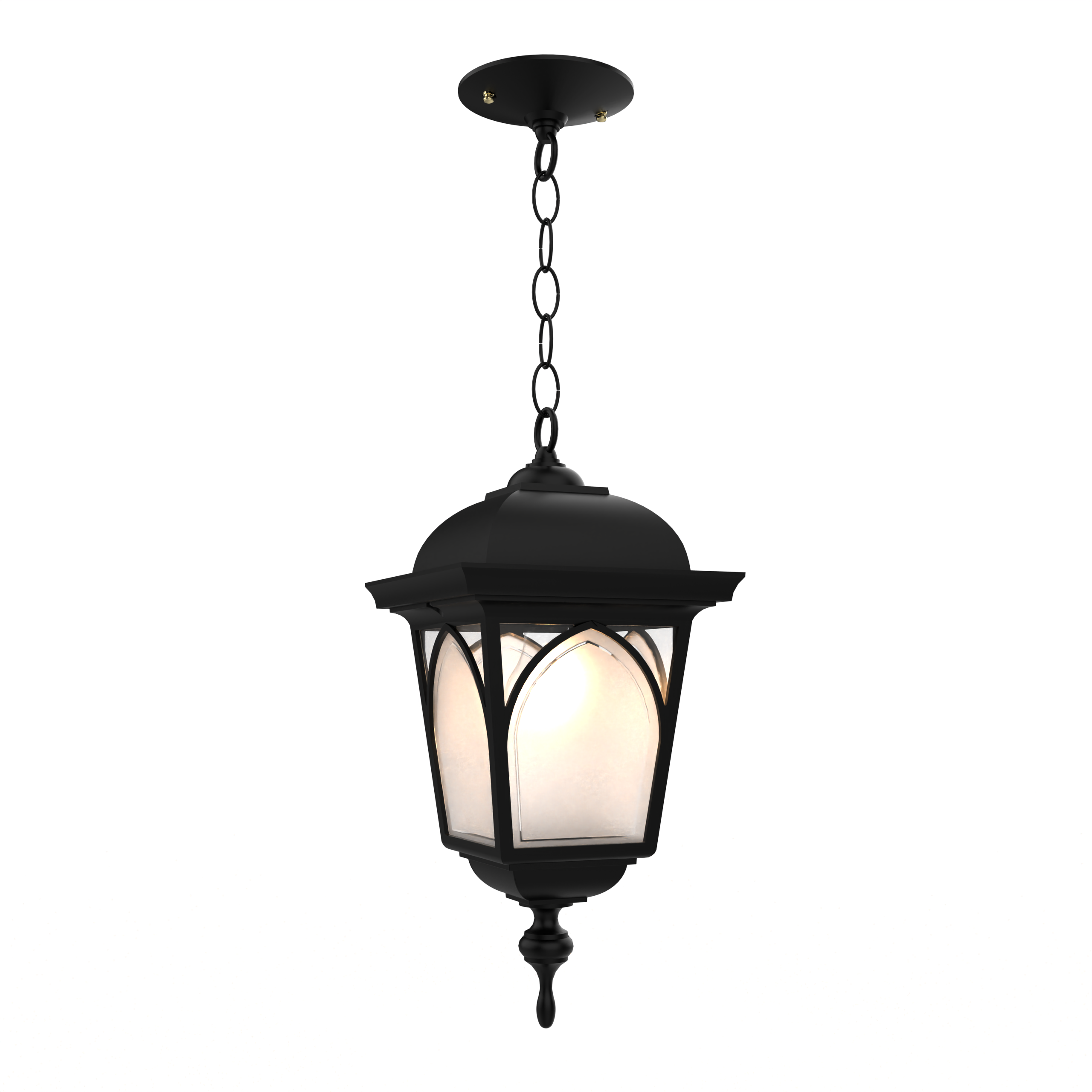 Habitat - Montage au plafond avec chaine fond fermé format moyen - 21555