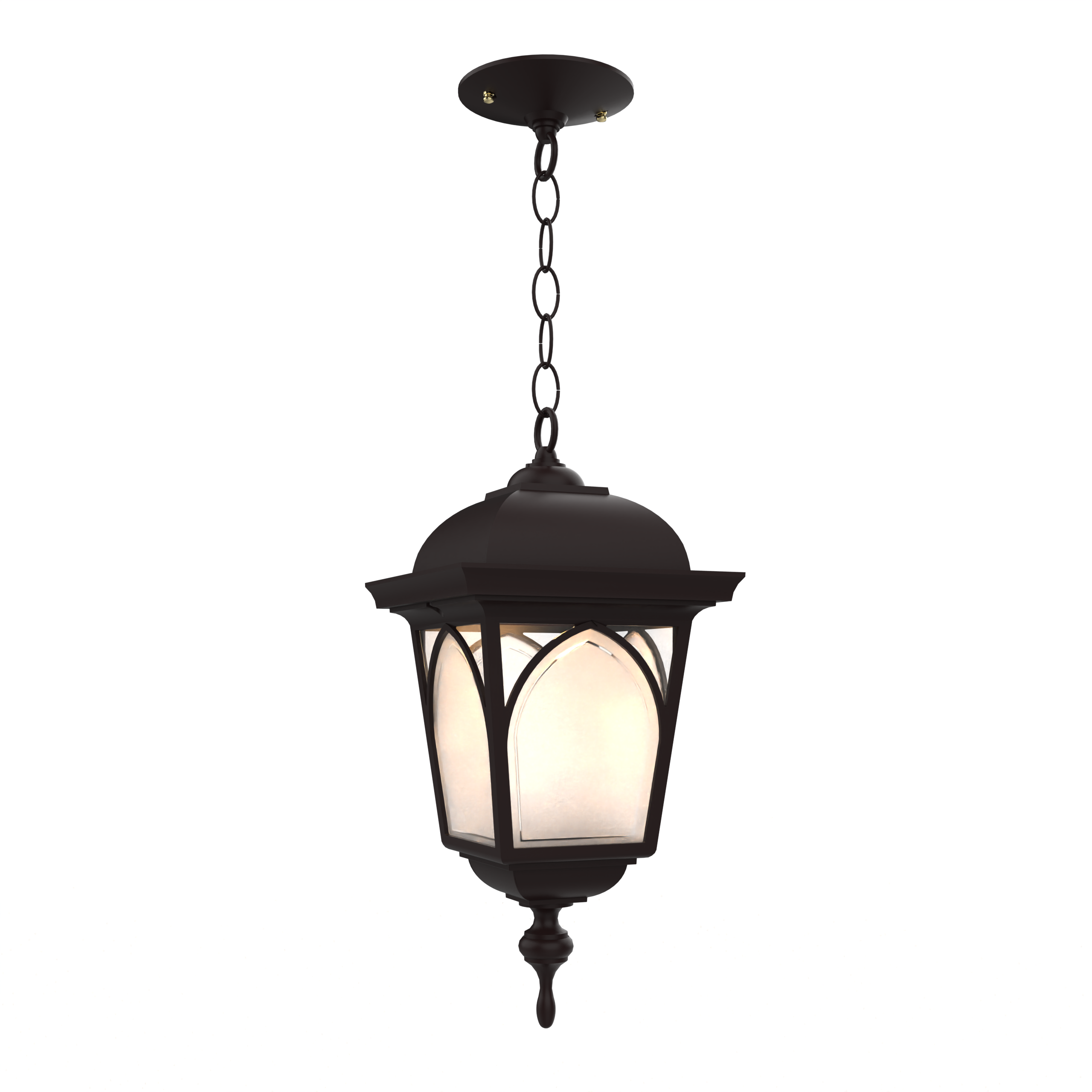 Habitat - Montage au plafond avec chaine fond fermé format moyen - 21555