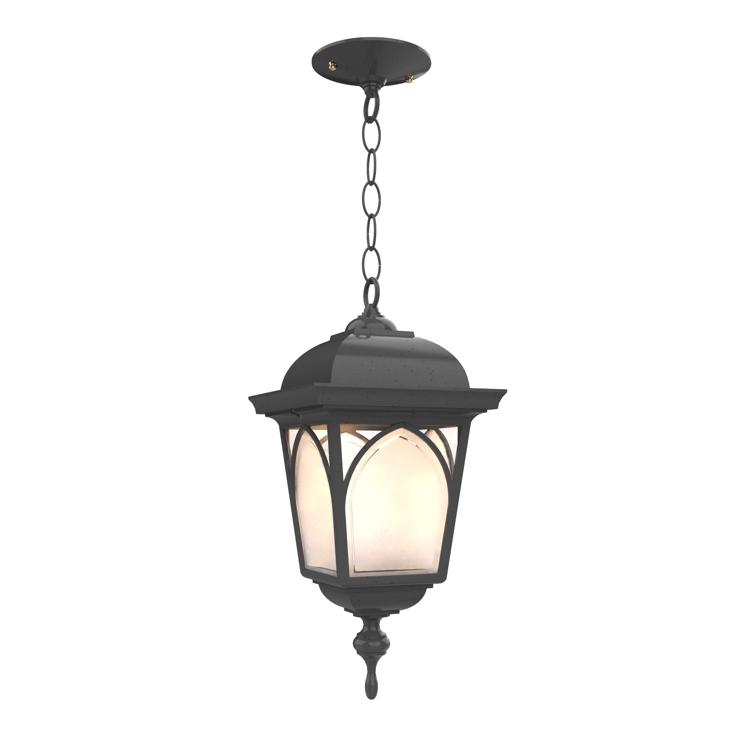 Habitat - Montage au plafond avec chaine fond fermé format moyen - 21555