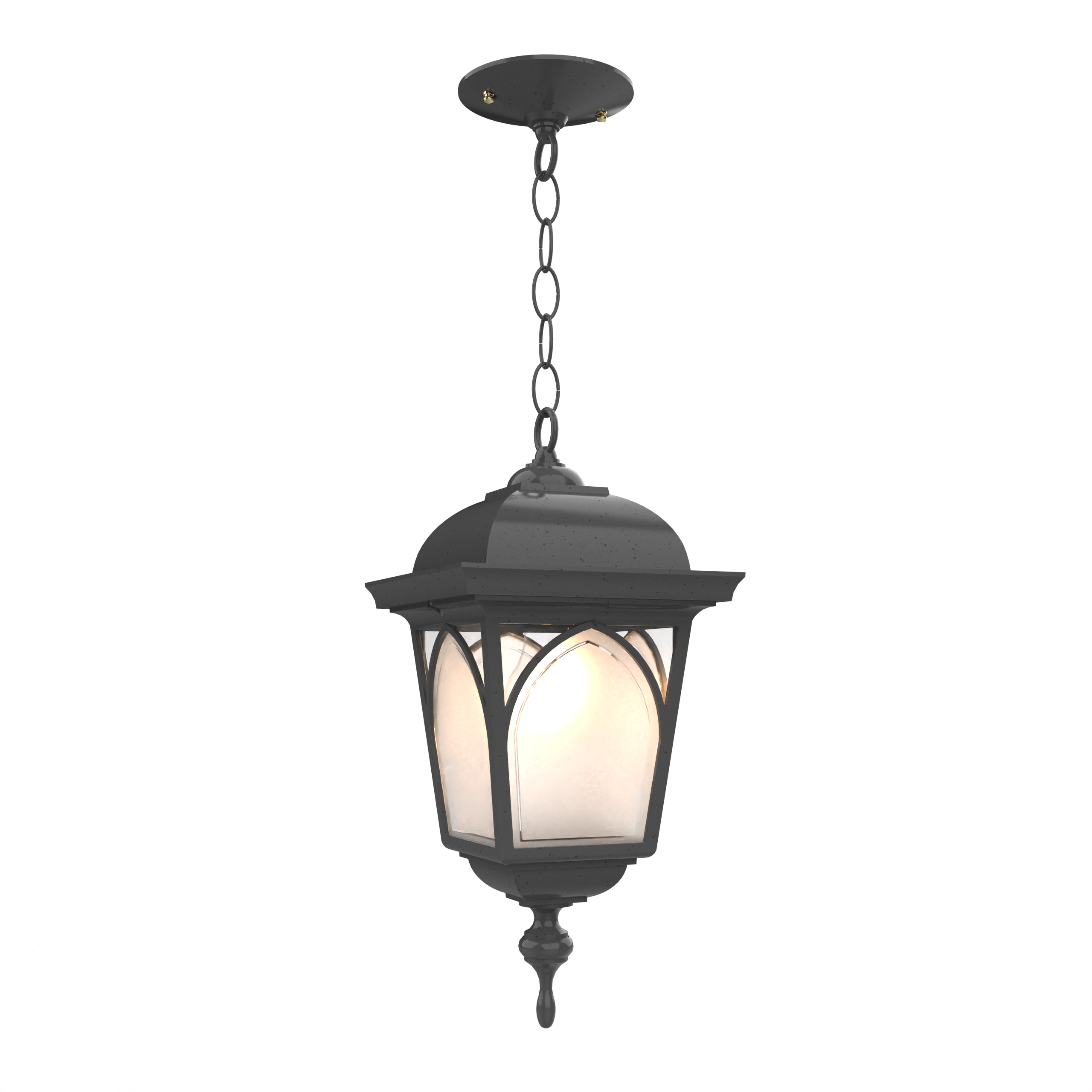 Habitat - Montage au plafond avec chaine fond fermé format moyen - 21555