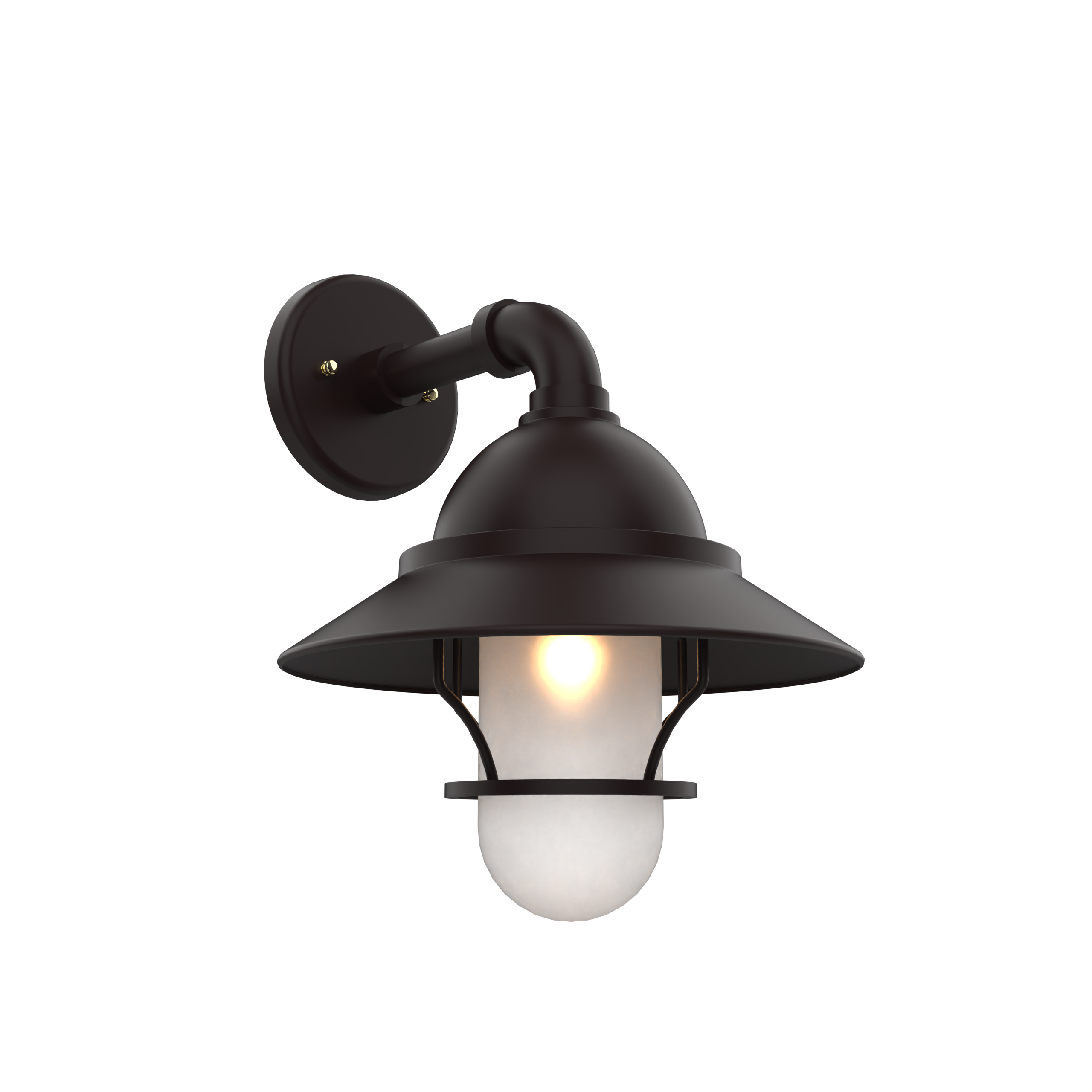 San Francisco - Luminaire mural extérieur montage vers le bas avec globe et grille format moyen - 22221