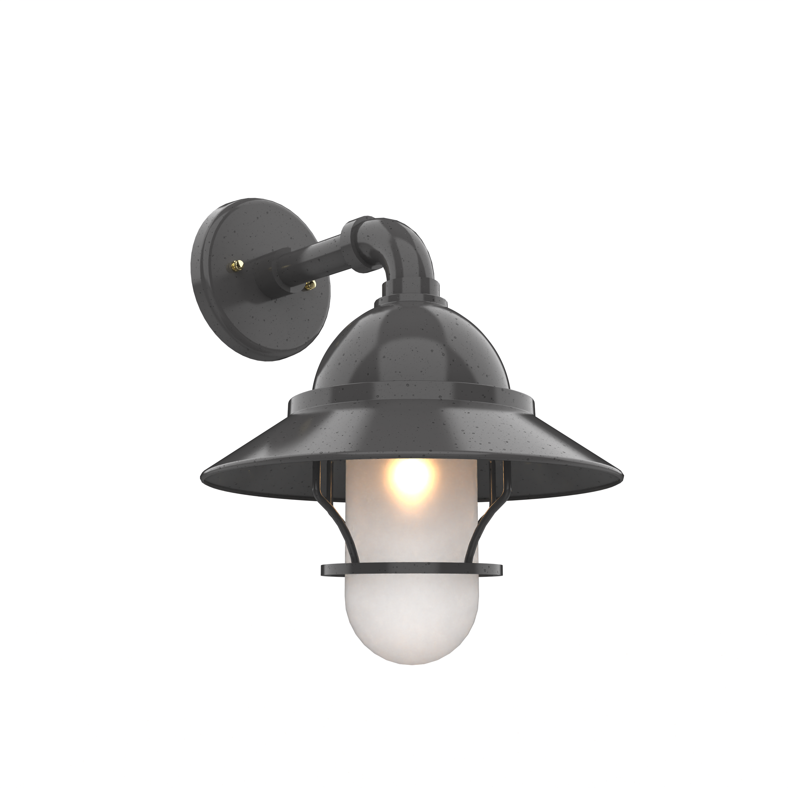 San Francisco - Luminaire mural extérieur montage vers le bas avec globe et grille format moyen - 22221