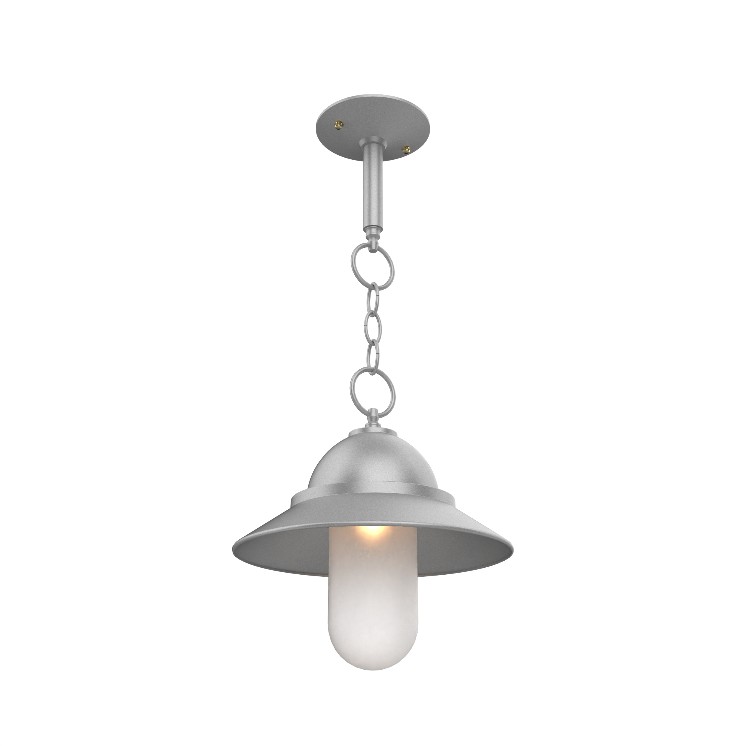 San Francisco - Montage au plafond sur chaine avec globe format moyen - 22350