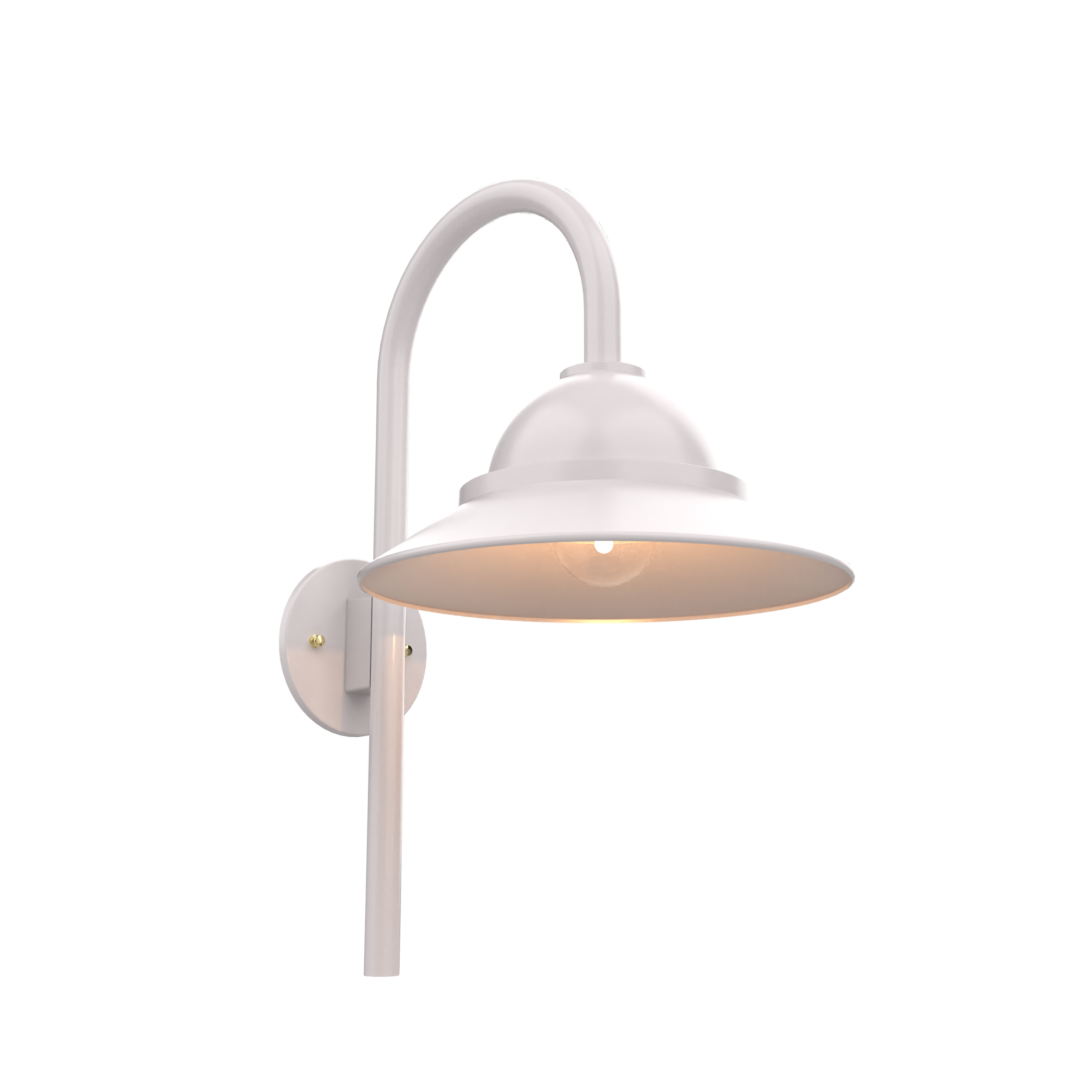 San Francisco - Luminaire mural extérieur montage vers le bas sur canne fond ouvert format moyen - 22499