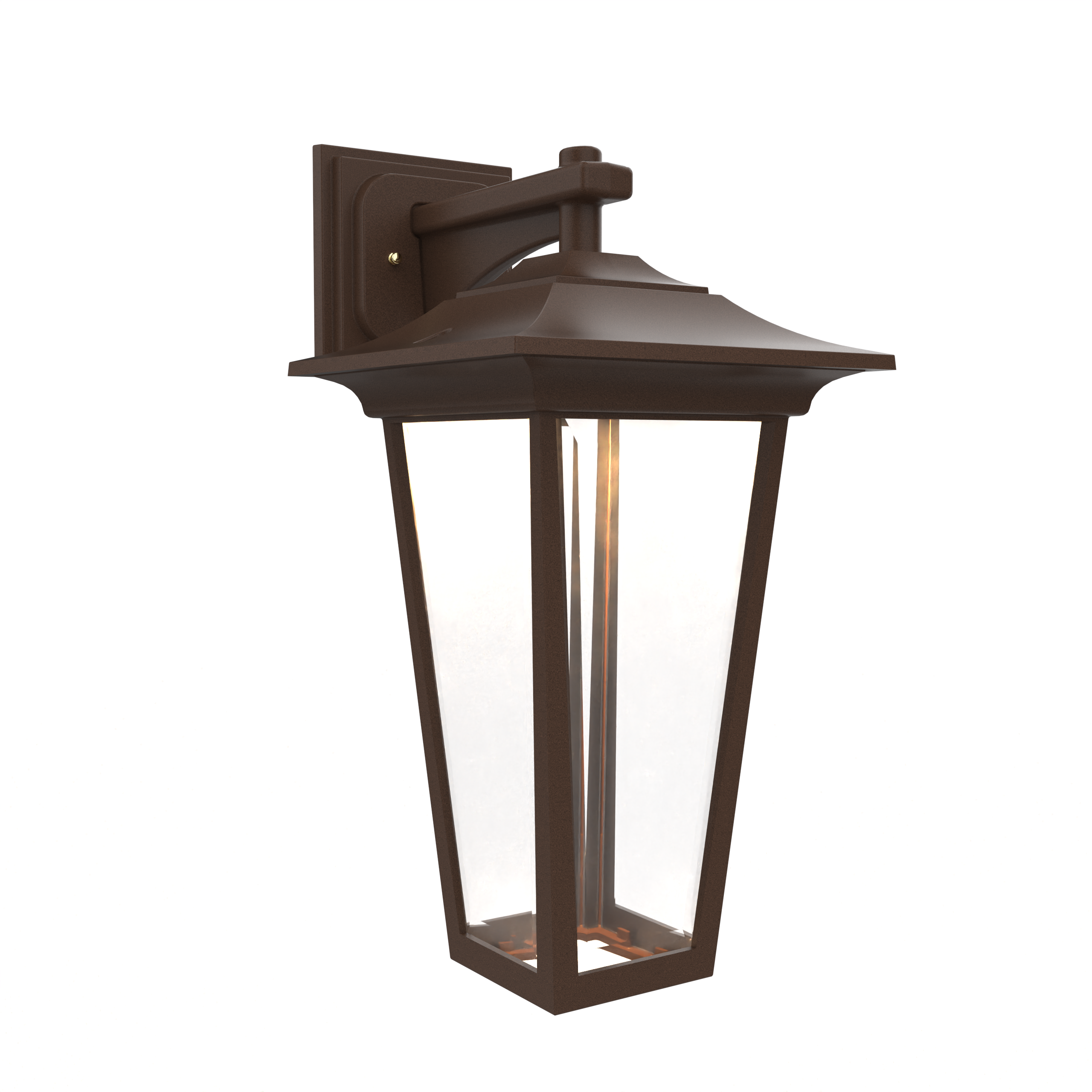 Orleans - Luminaire mural extérieur montage vers le bas fond ouvert format moyen - 22867