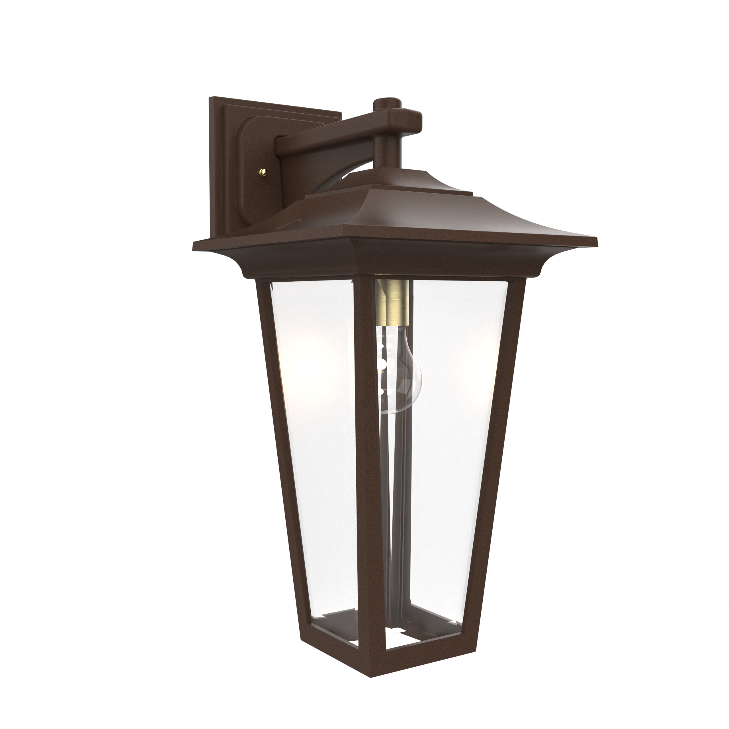 Orleans - Luminaire mural extérieur montage vers le bas fond ouvert format moyen - 22867