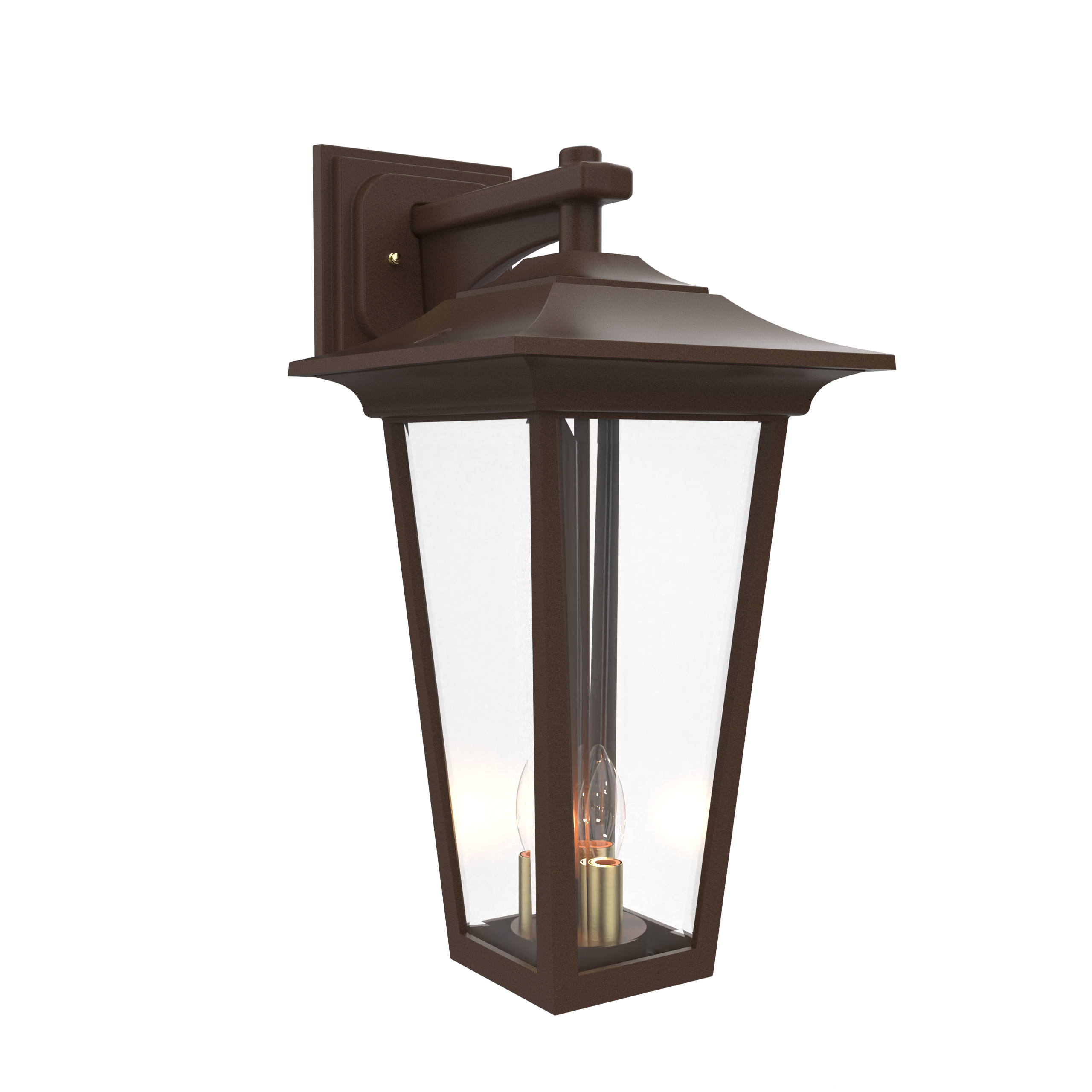 Orleans - Luminaire mural extérieur montage vers le bas fond ouvert format moyen - 22867