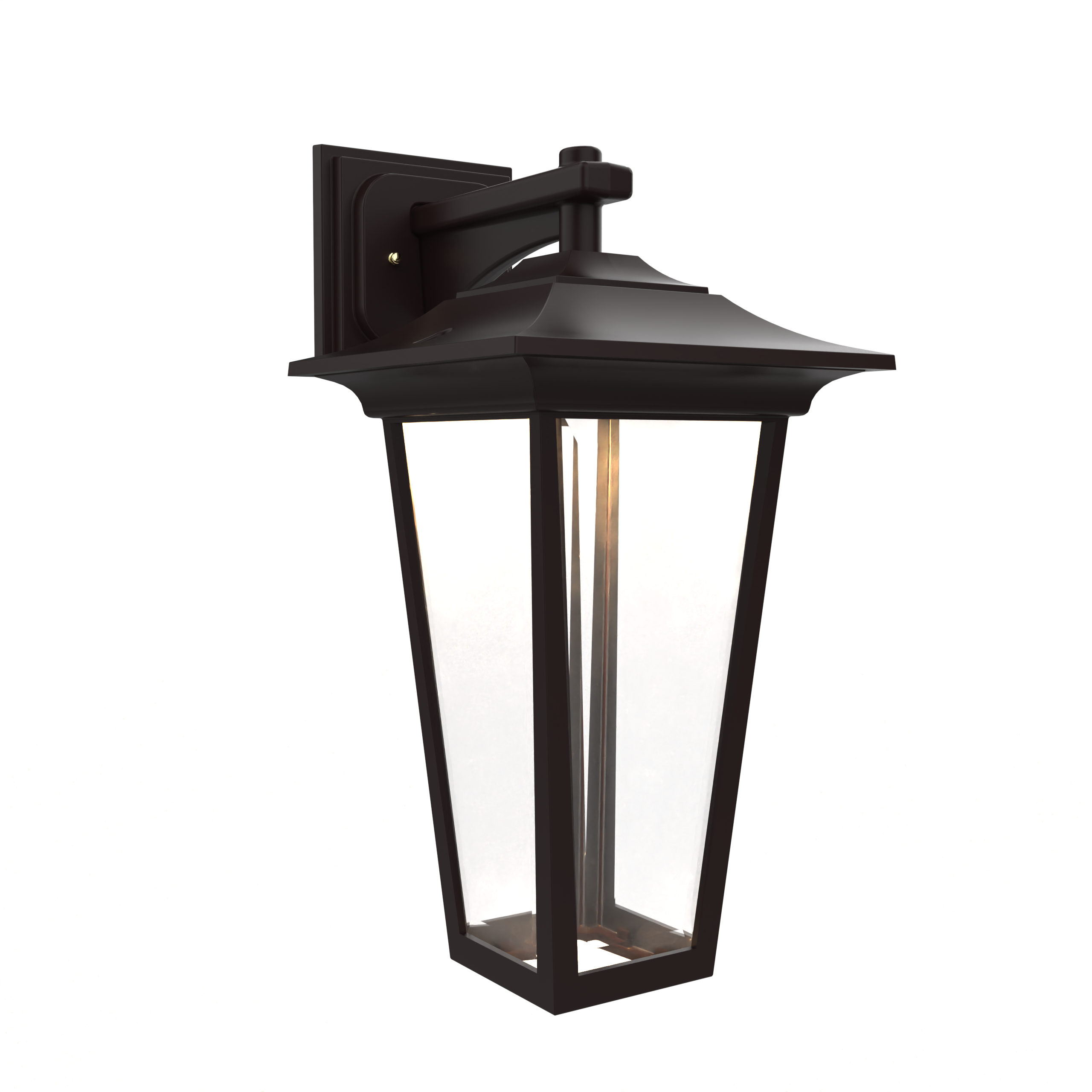 Orleans - Luminaire mural extérieur montage vers le bas fond ouvert format moyen - 22867