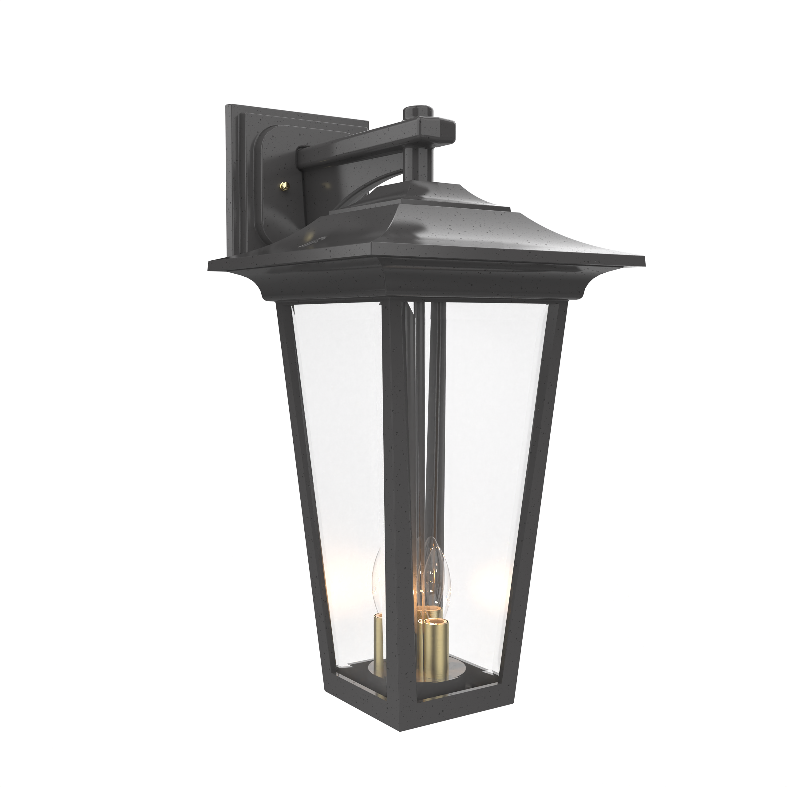 Orleans - Luminaire mural extérieur montage vers le bas fond ouvert format moyen - 22867