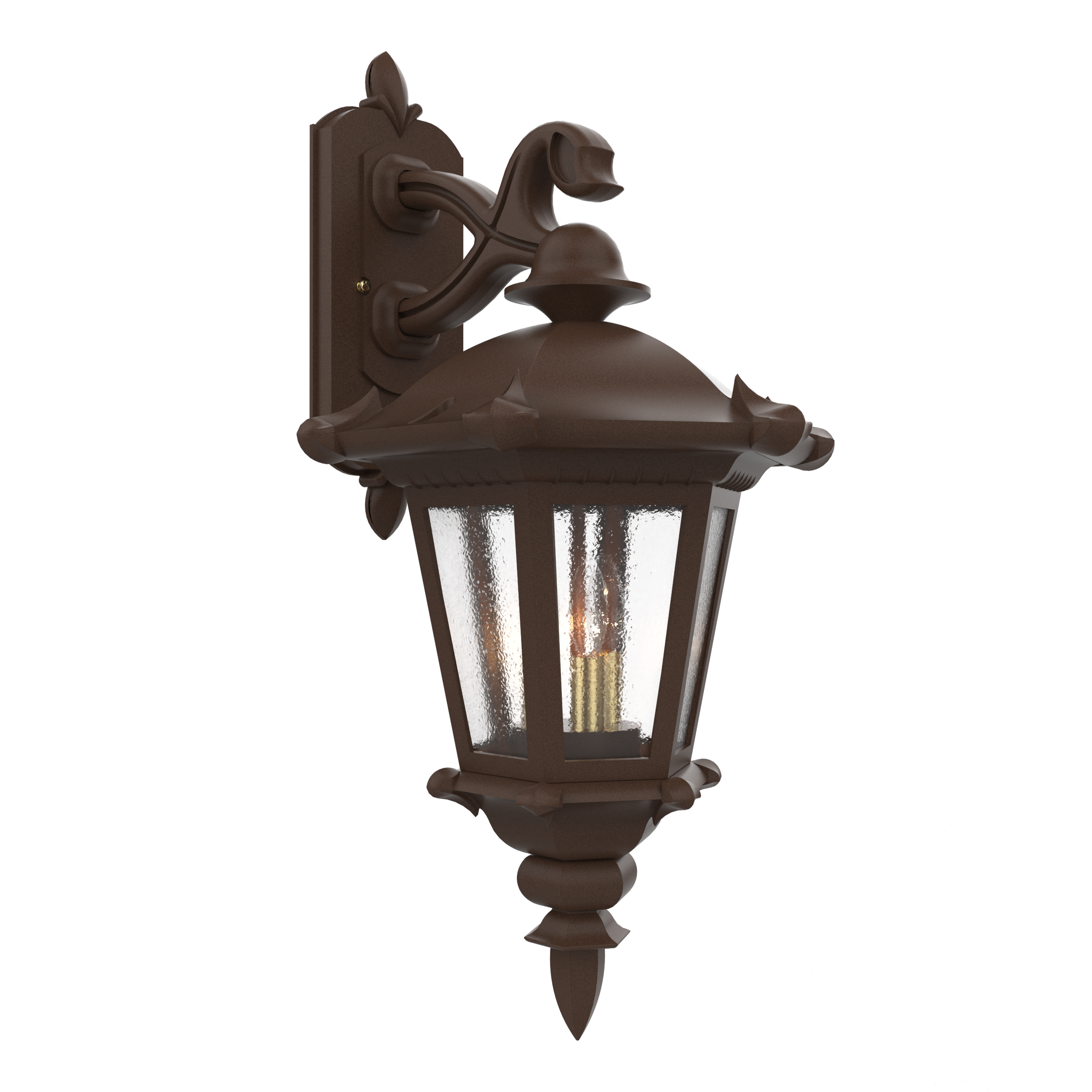 Montpellier - Luminaire mural extérieur montage vers le bas fond fermé format moyen - 23315