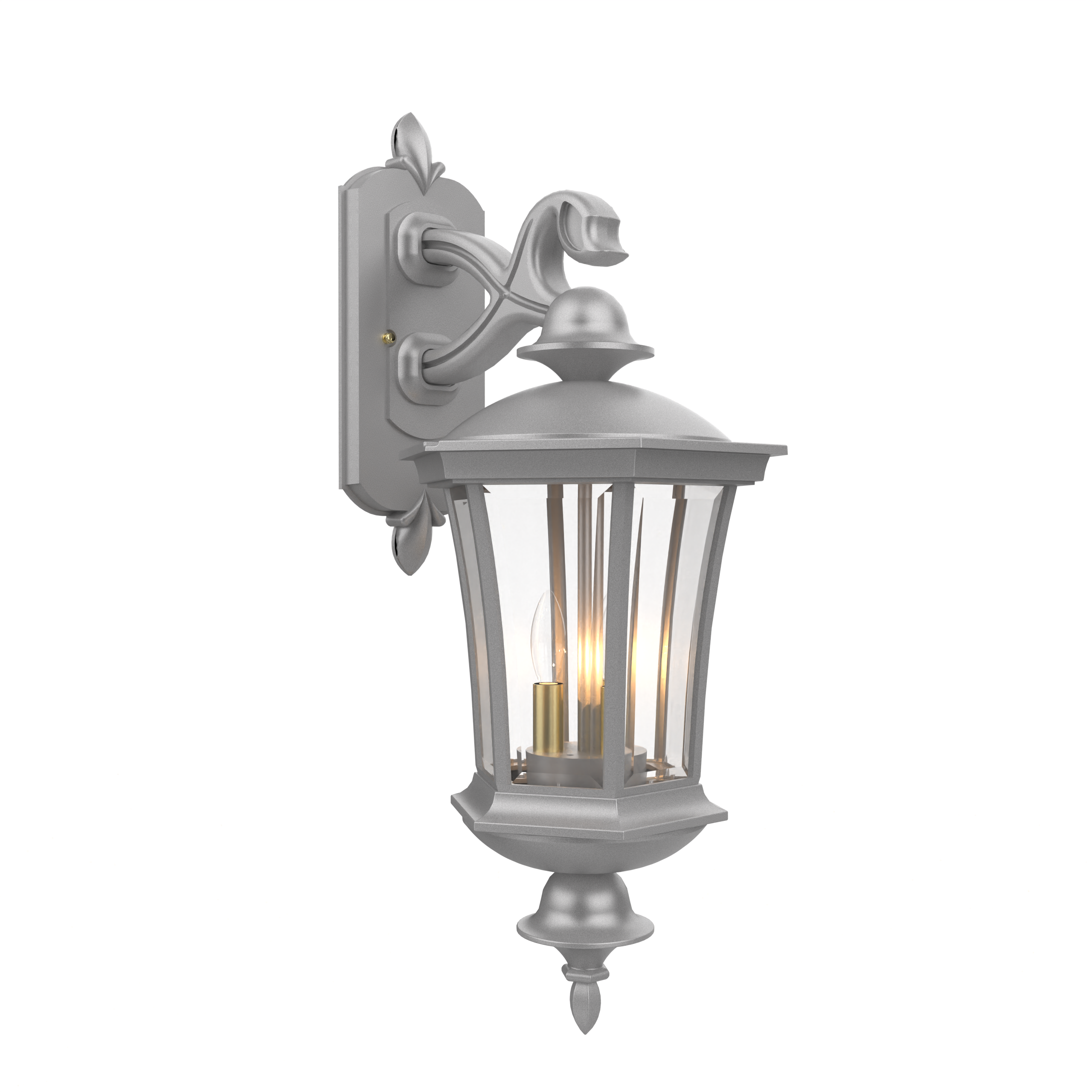 Westminster - Luminaire mural extérieur montage bras décoratif vers le bas fond fermé format moyen - 23515