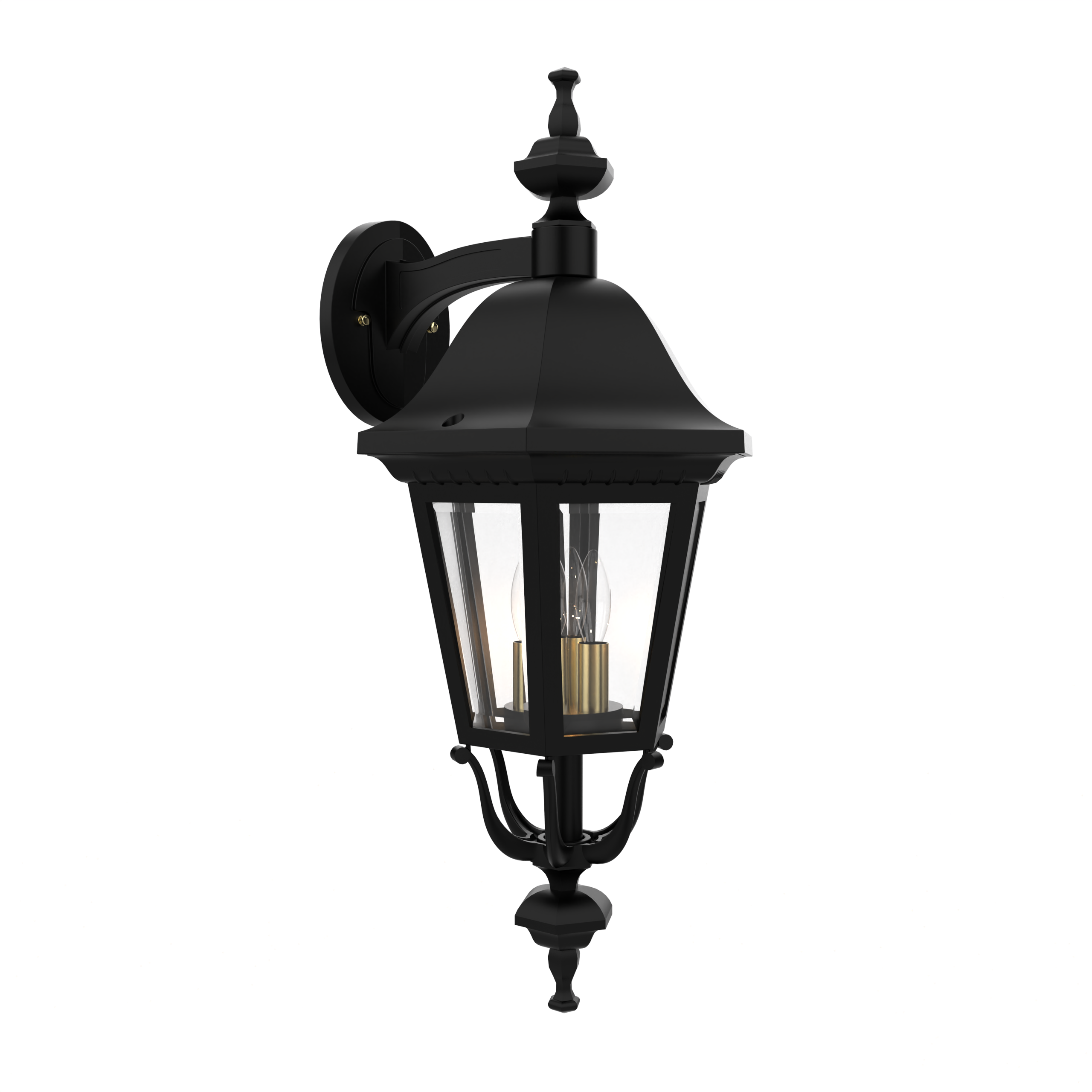 Florence - Luminaire mural extérieur montage vers le bas fond fermé format moyen - 23725