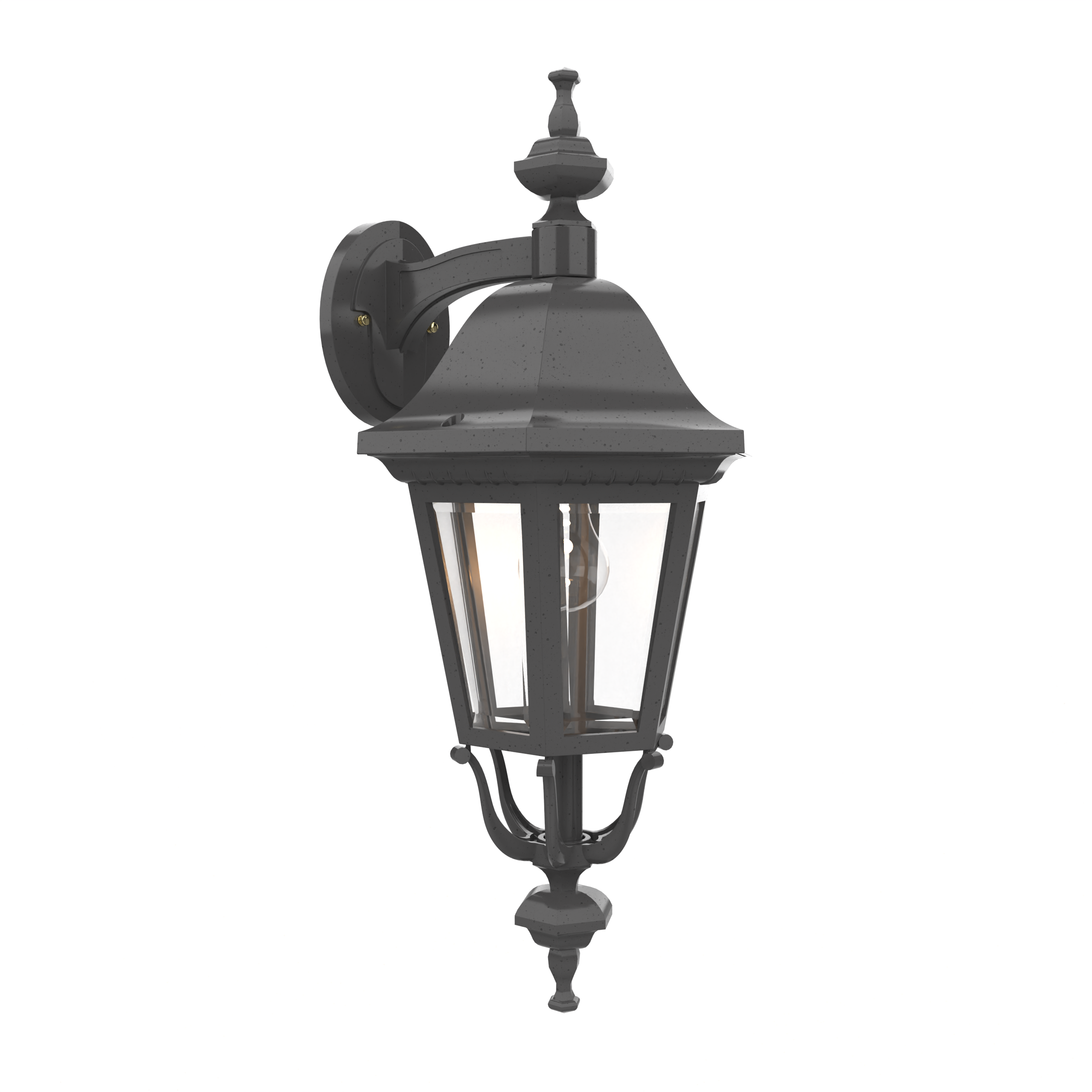 Florence - Luminaire mural extérieur montage vers le bas fond fermé format moyen - 23725