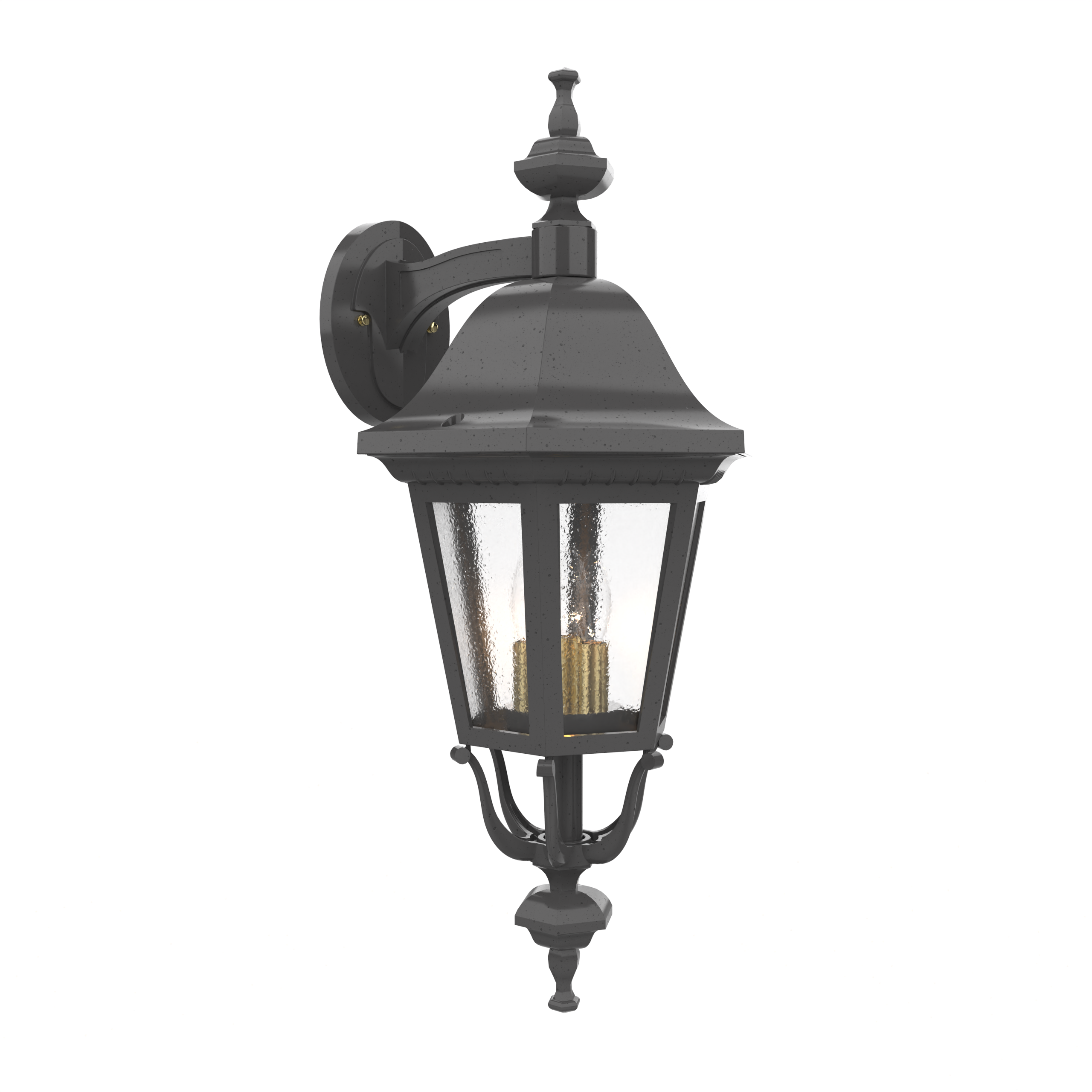 Florence - Luminaire mural extérieur montage vers le bas fond fermé format moyen - 23725