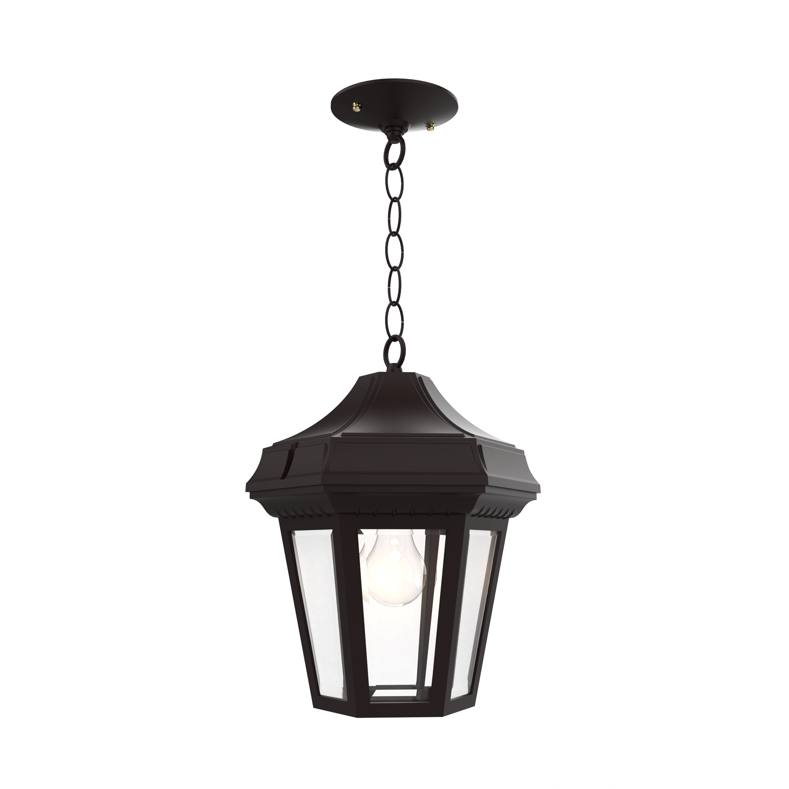 Oxford - Montage au plafond avec chaine fond ouvert format moyen - 24850