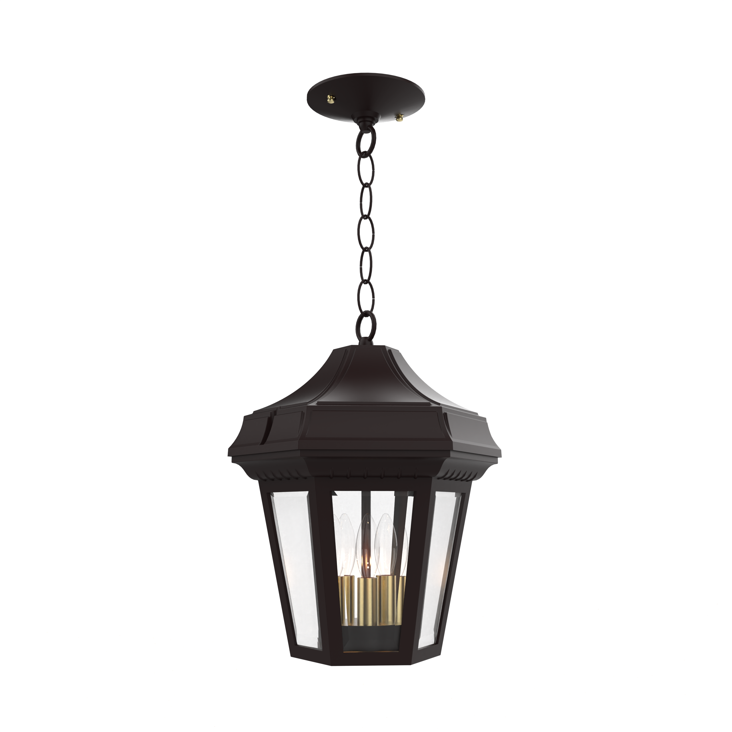 Oxford - Montage au plafond avec chaine fond ouvert format moyen - 24850