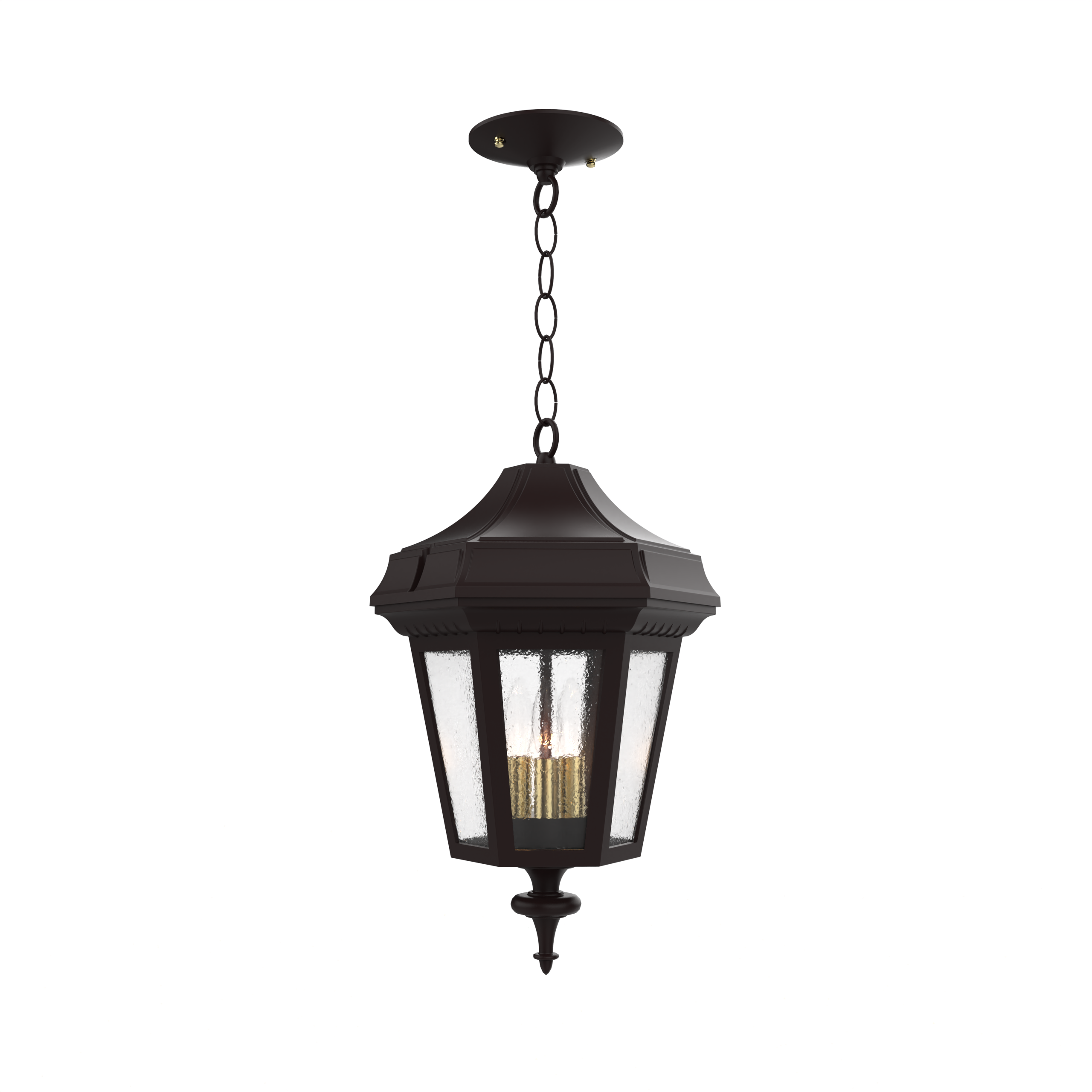 Oxford - Montage au plafond avec chaine fond fermé format moyen - 24855