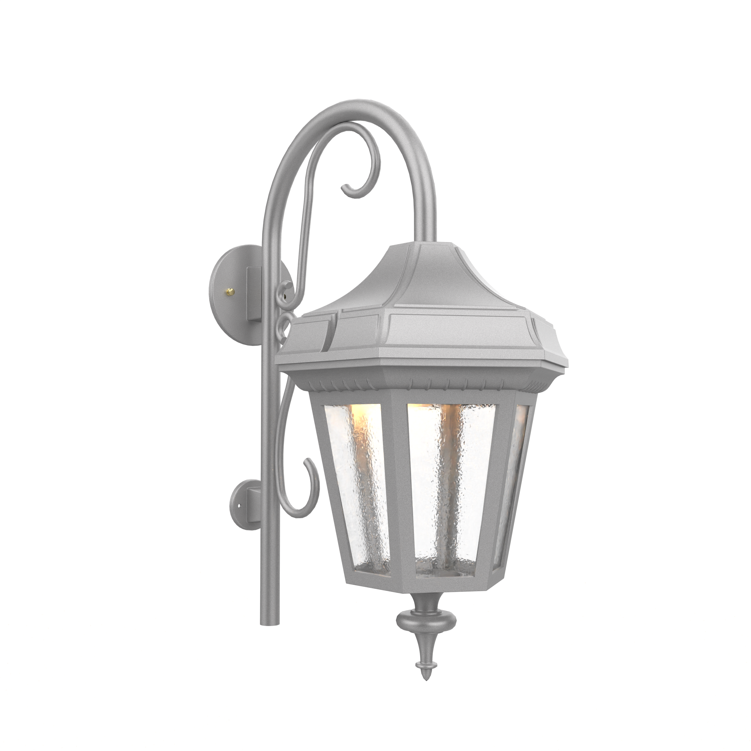 Oxford - Luminaire mural extérieur montage vers le bas avec canne fond fermé format moyen - 24898