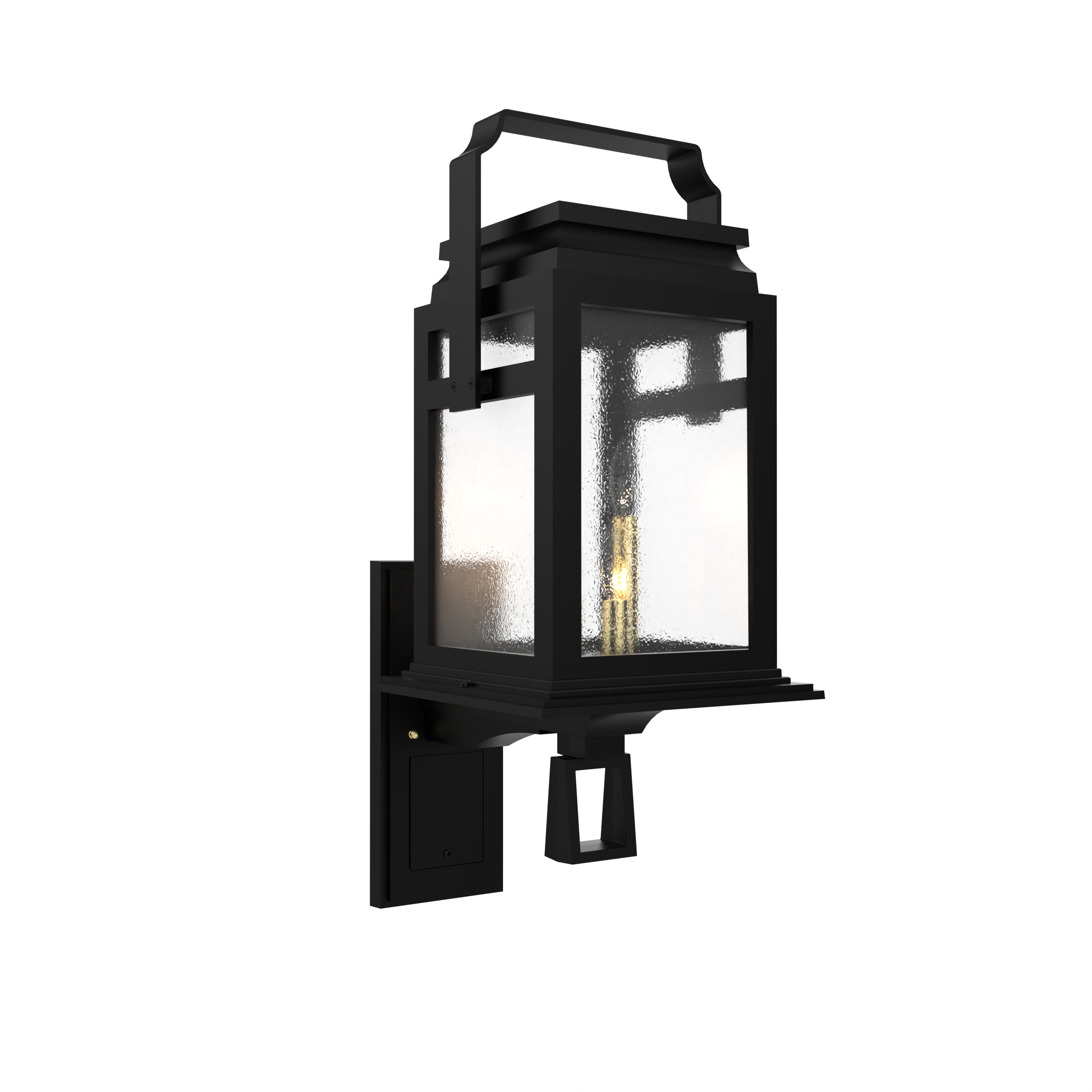 Serie 65e - Luminaire mural extérieur montage vers le haut format moyen - 26502