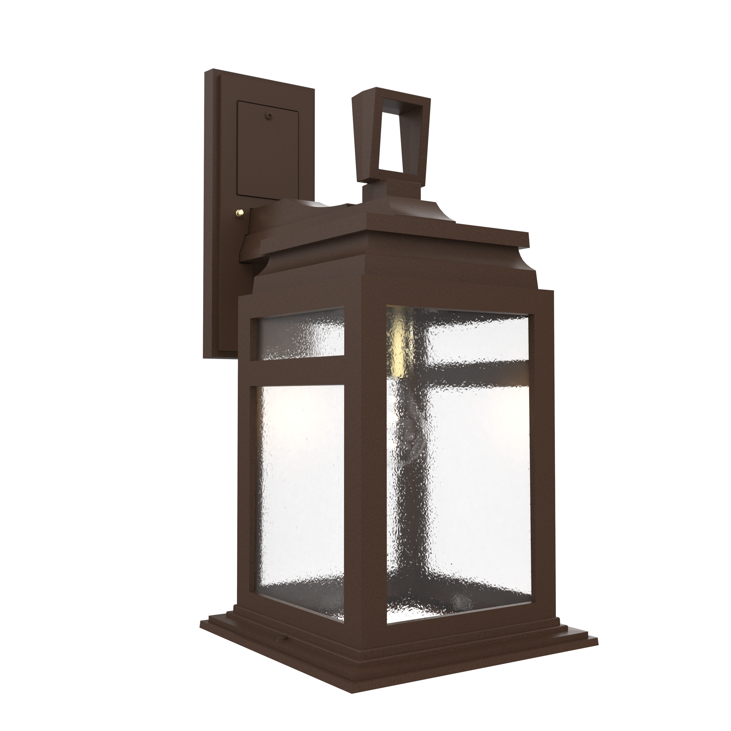 Serie 65e - Luminaire mural extérieur montage vers le bas fond ouvert format moyen - 26601