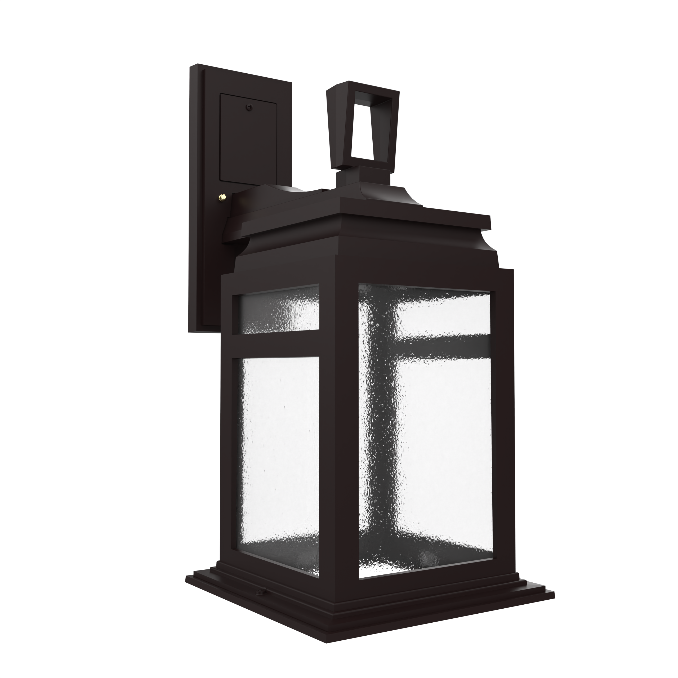 Serie 65e - Luminaire mural extérieur montage vers le bas fond ouvert format moyen - 26601