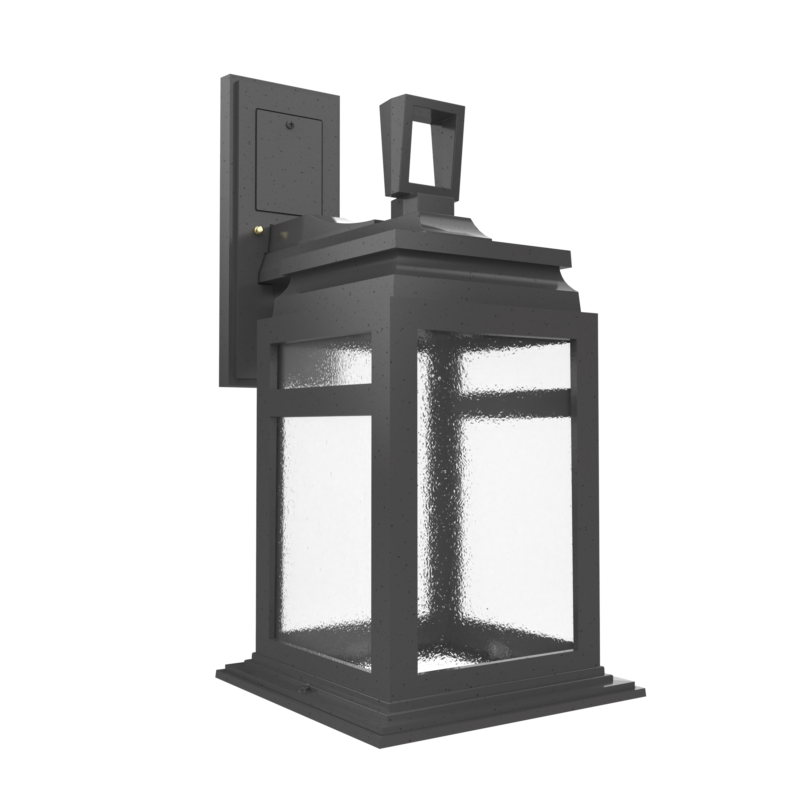 Serie 65e - Luminaire mural extérieur montage vers le bas fond ouvert format moyen - 26601