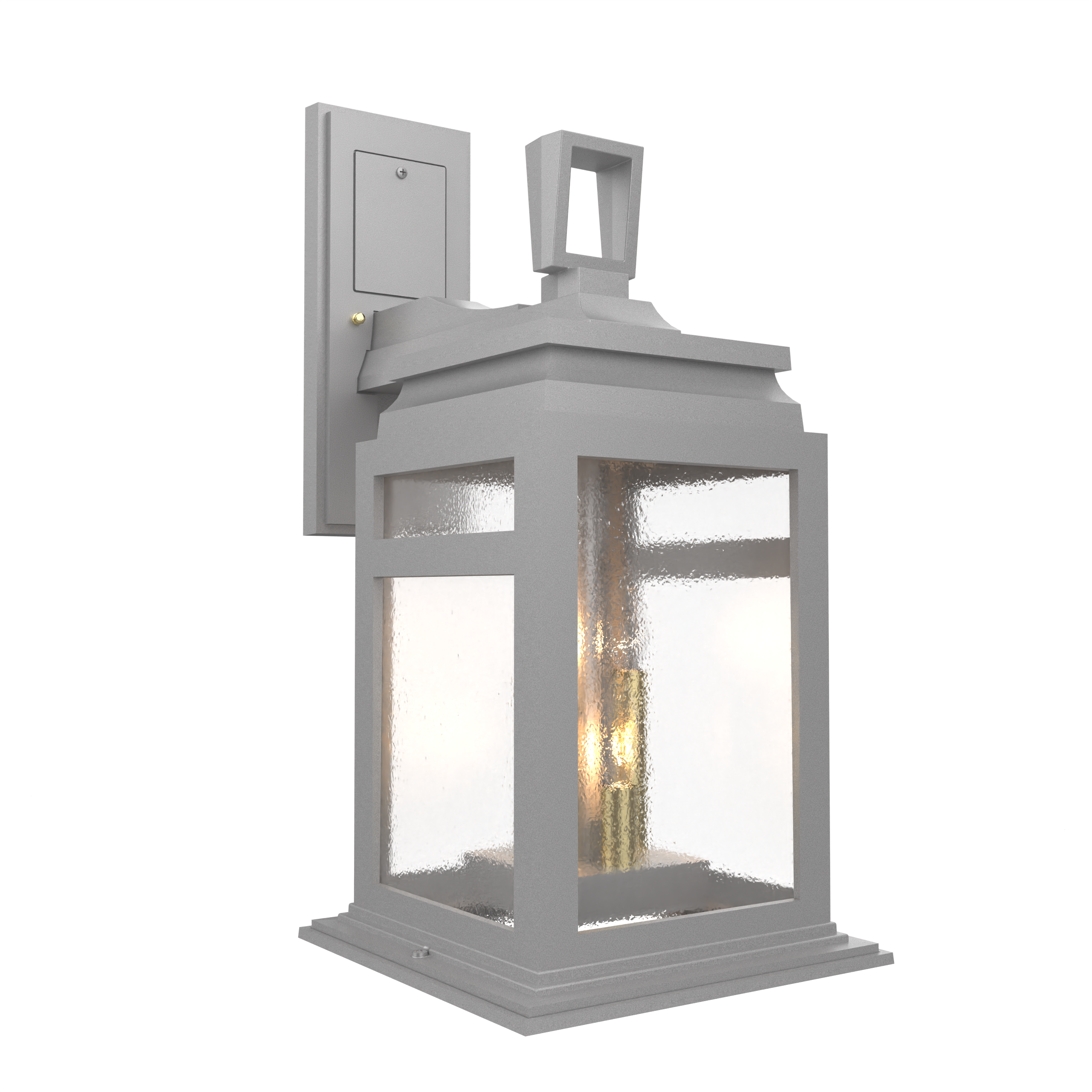 Serie 65e - Luminaire mural extérieur montage vers le bas fond ouvert format moyen - 26601