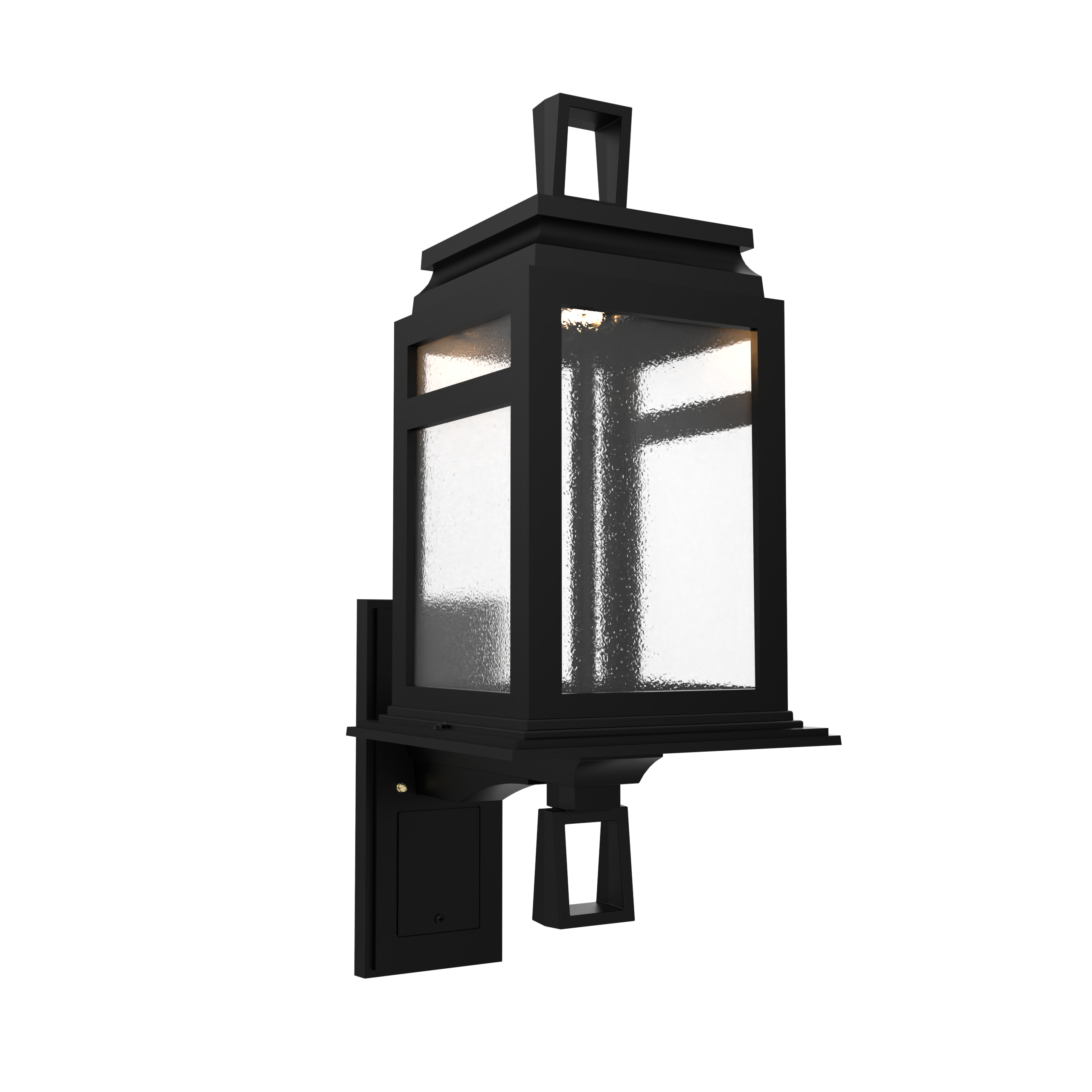 Serie 65e - Luminaire mural extérieur montage vers le haut format moyen - 26602