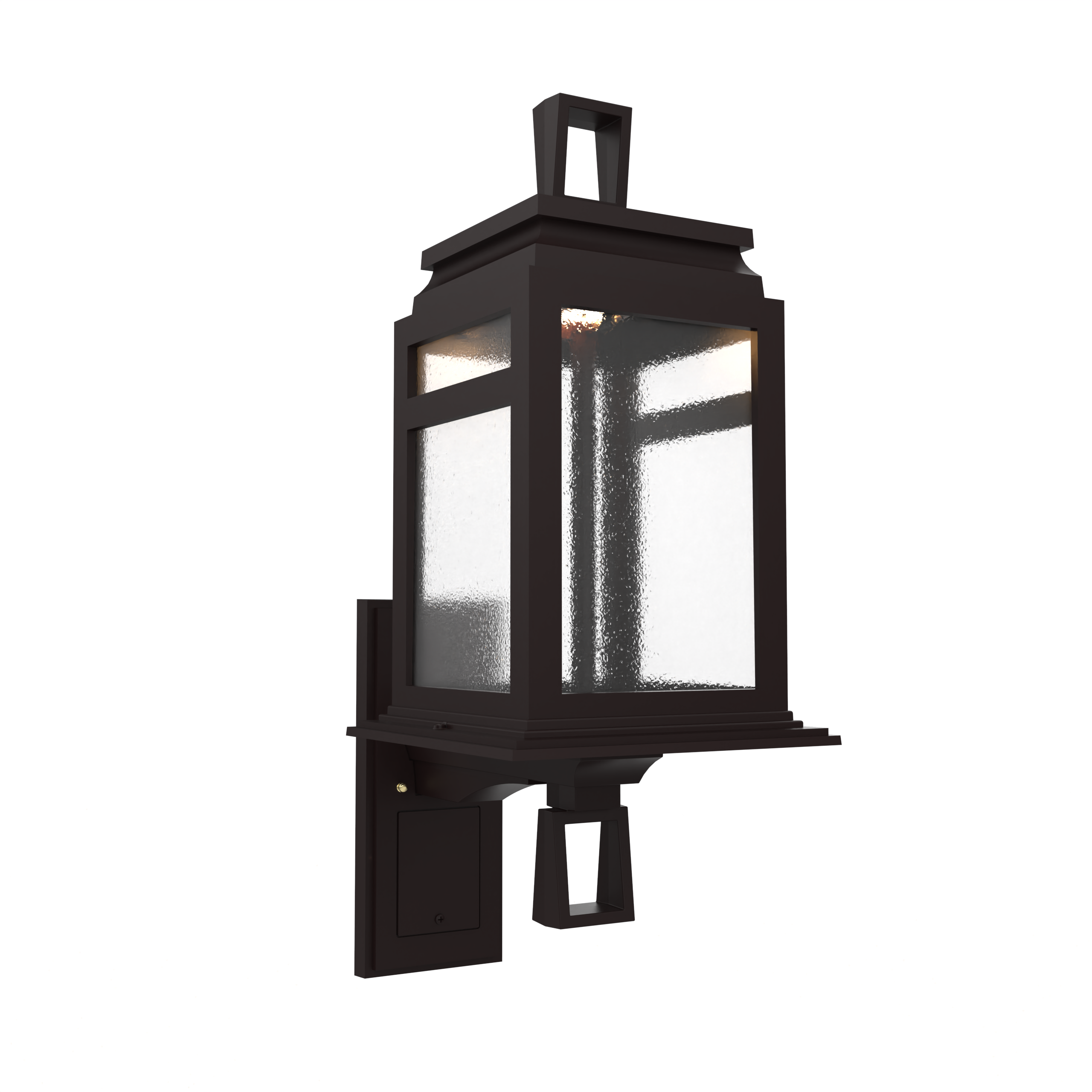 Serie 65e - Luminaire mural extérieur montage vers le haut format moyen - 26602