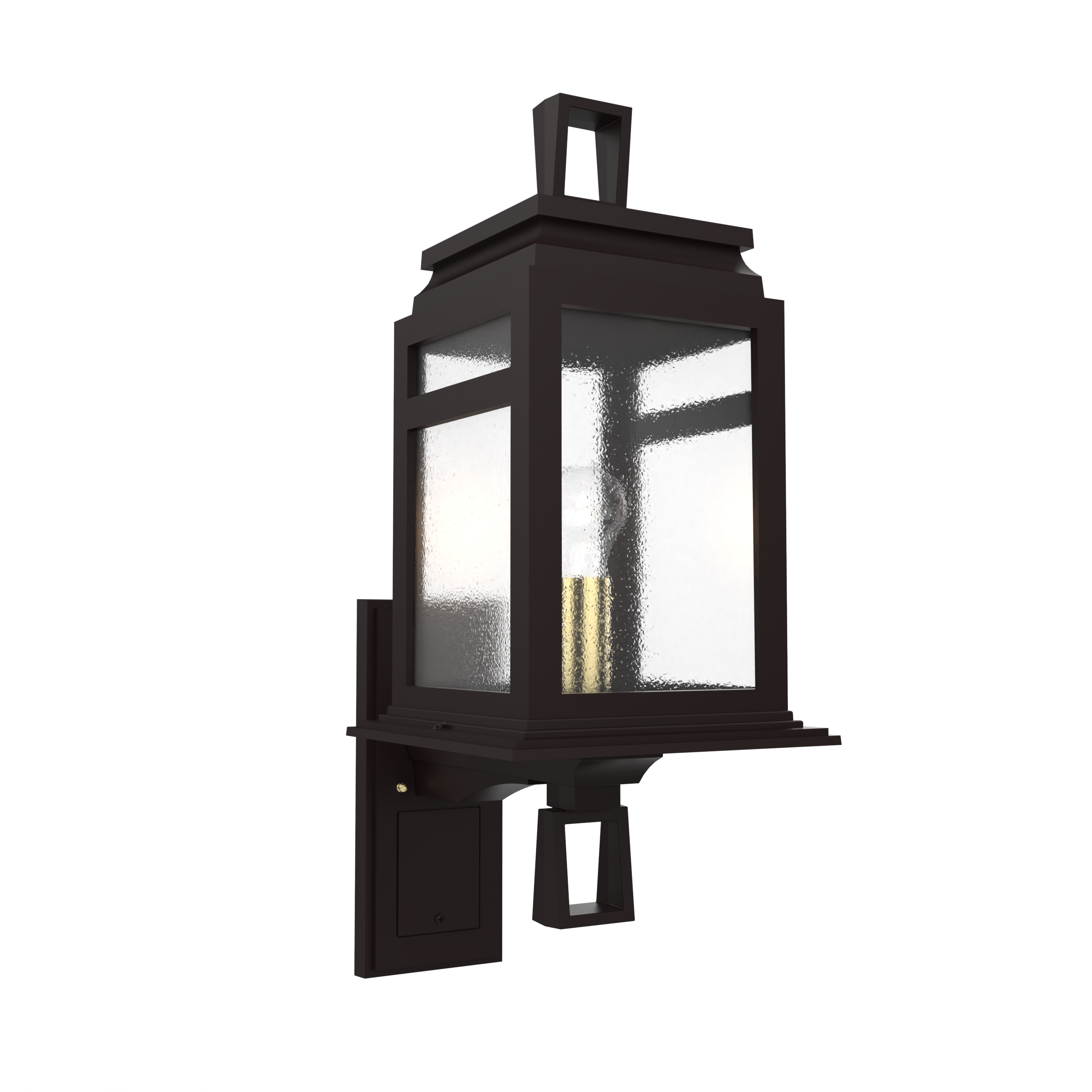 Serie 65e - Luminaire mural extérieur montage vers le haut format moyen - 26602