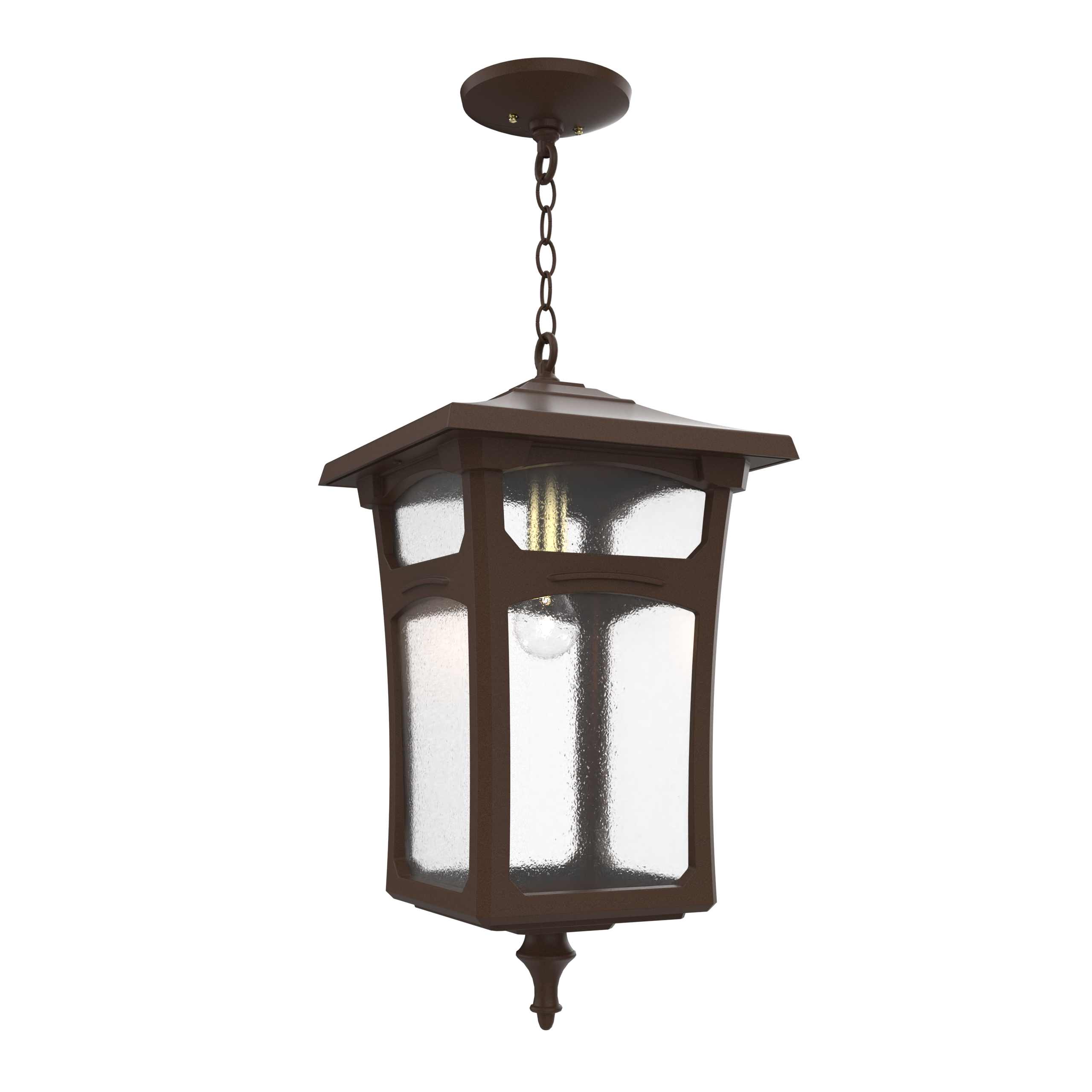 Lincoln - Large Closed Bottom Chain Ceiling Mount - 30455