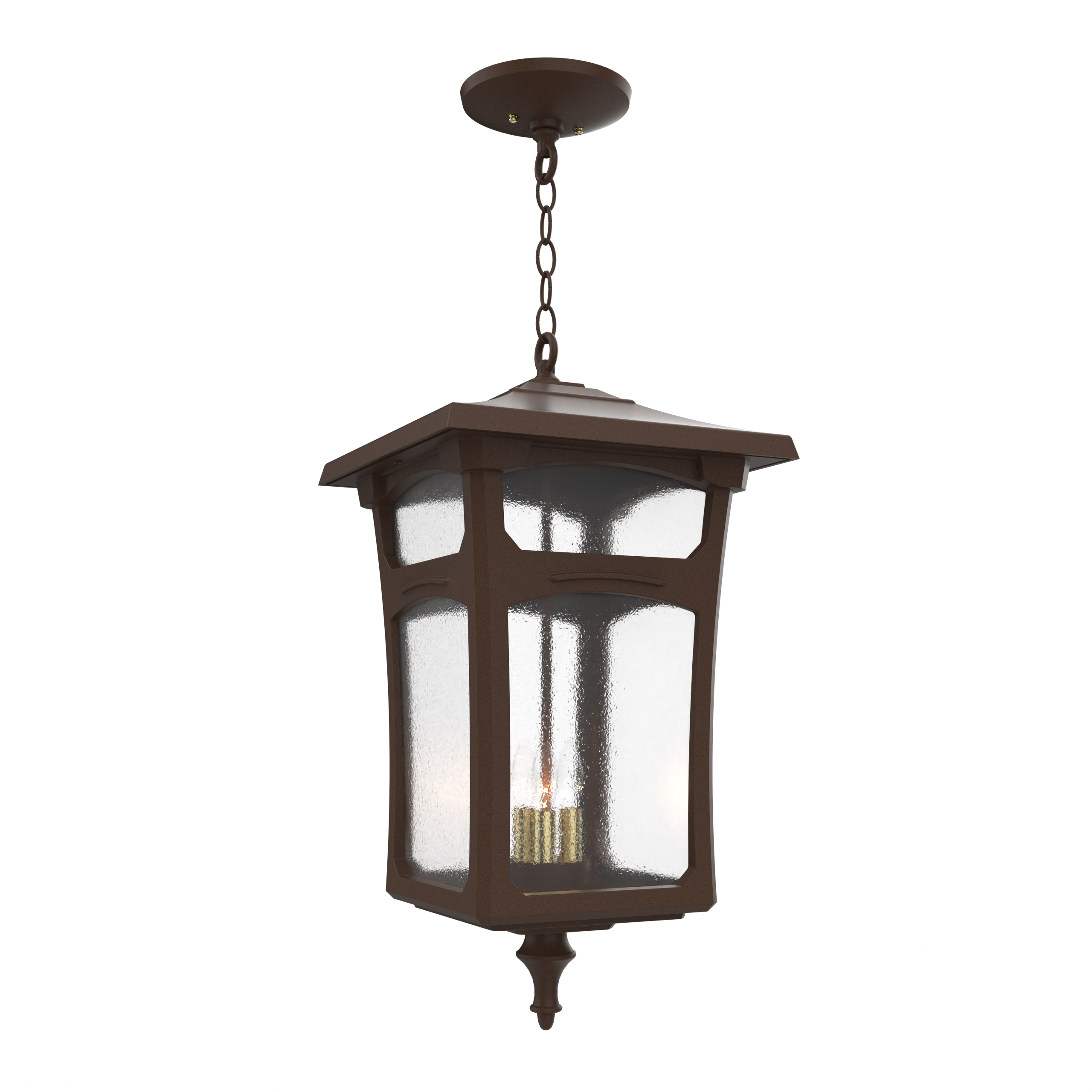 Lincoln - Large Closed Bottom Chain Ceiling Mount - 30455