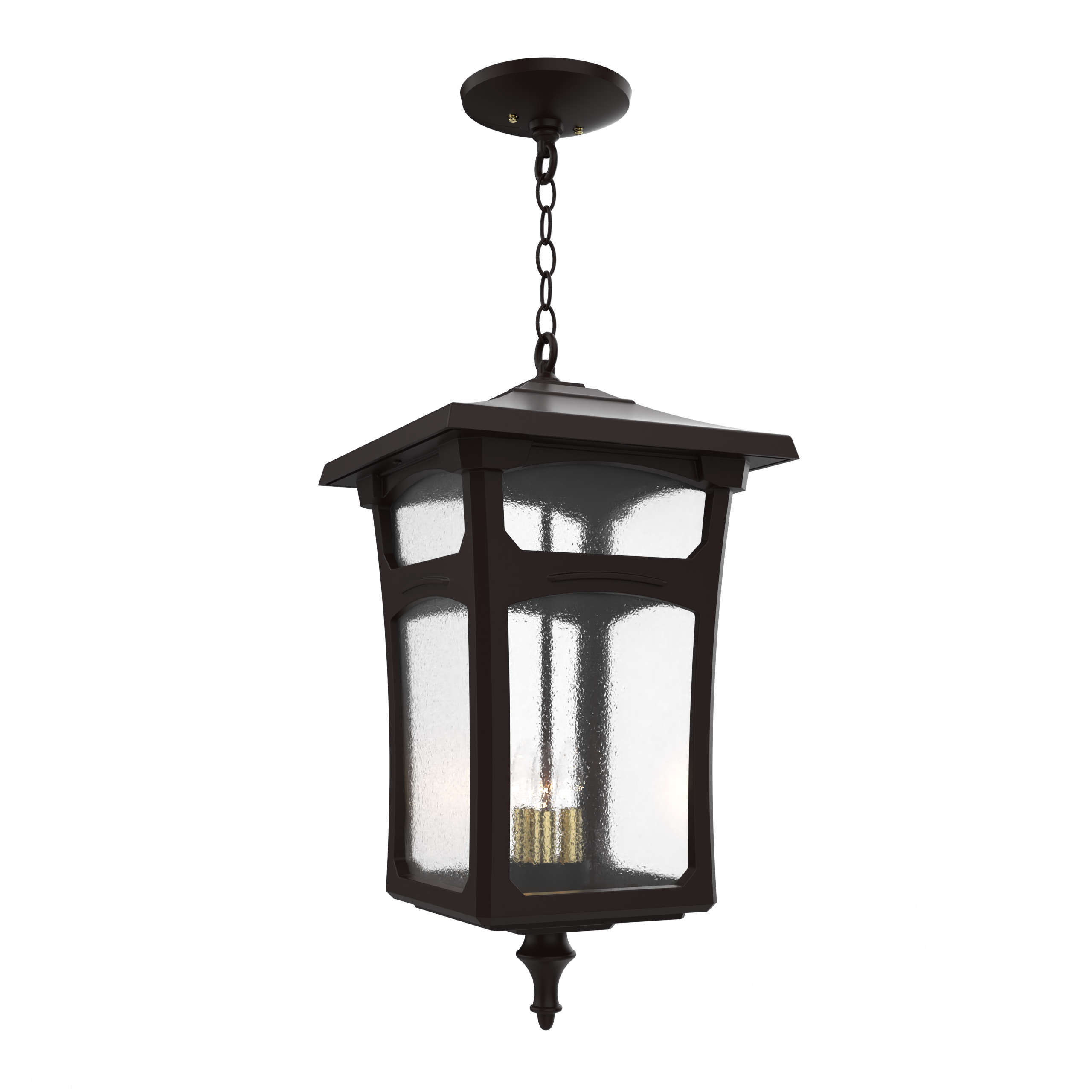 Lincoln - Large Closed Bottom Chain Ceiling Mount - 30455