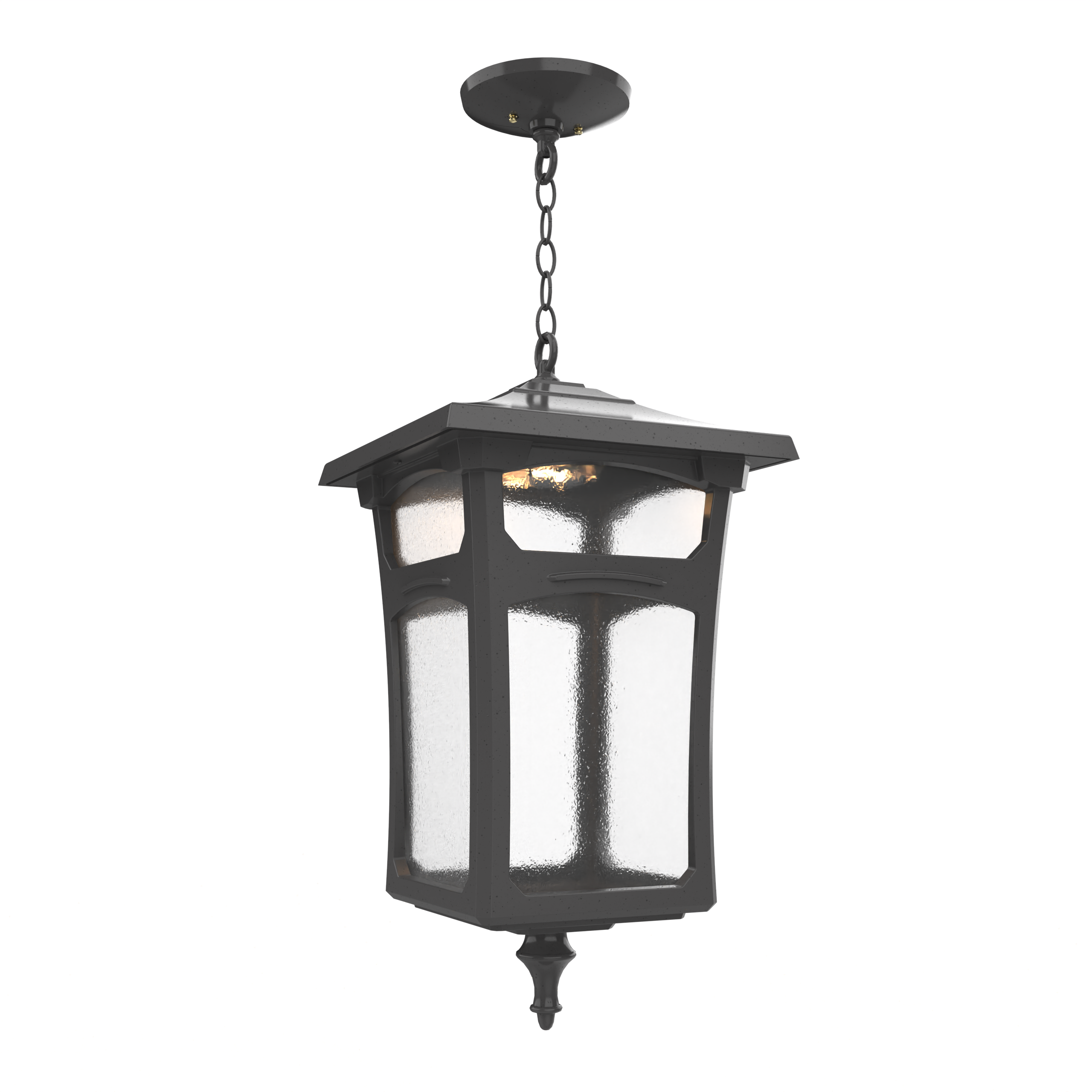 Lincoln - Large Closed Bottom Chain Ceiling Mount - 30455