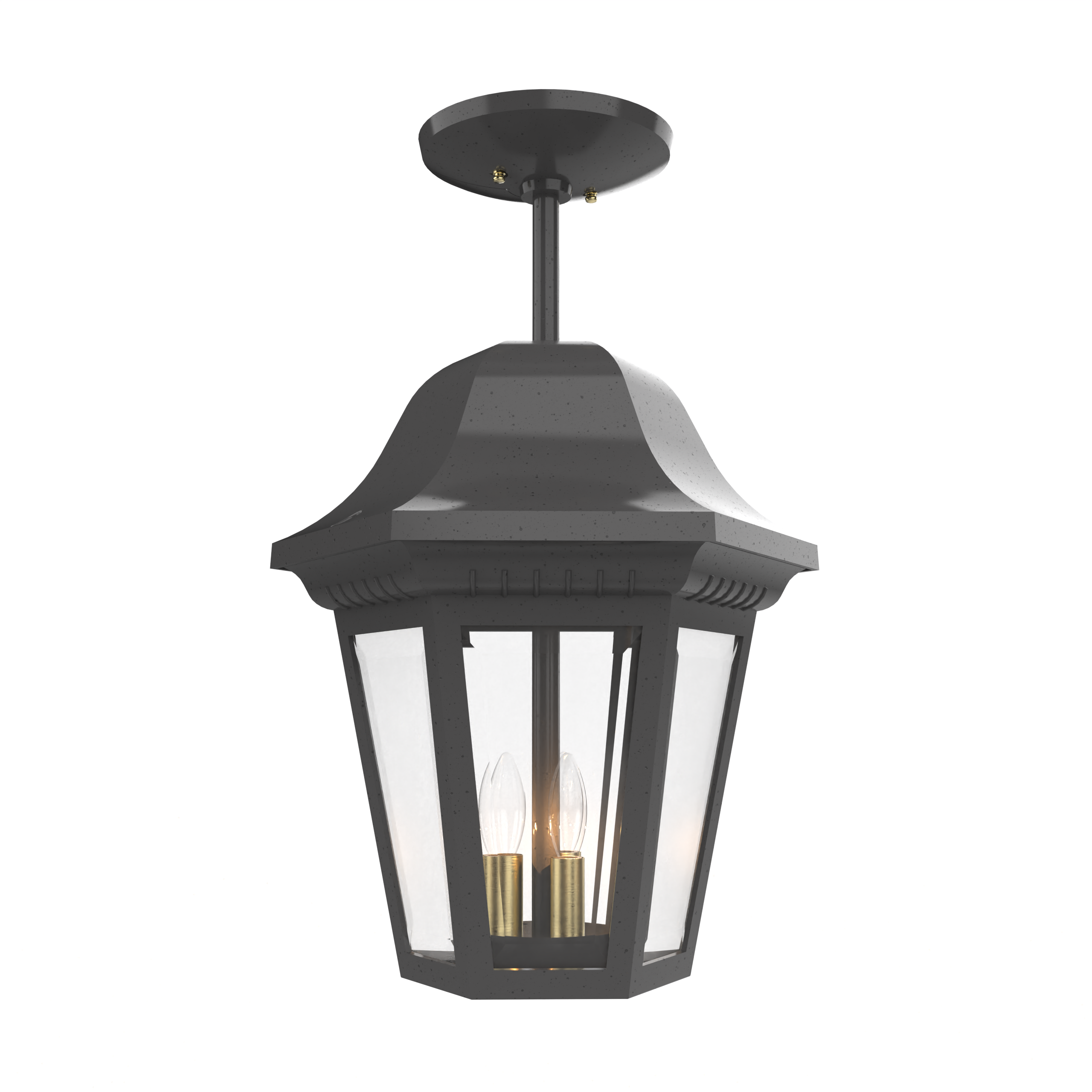 Manor Large Open Bottom Rod Ceiling Mount - 31256