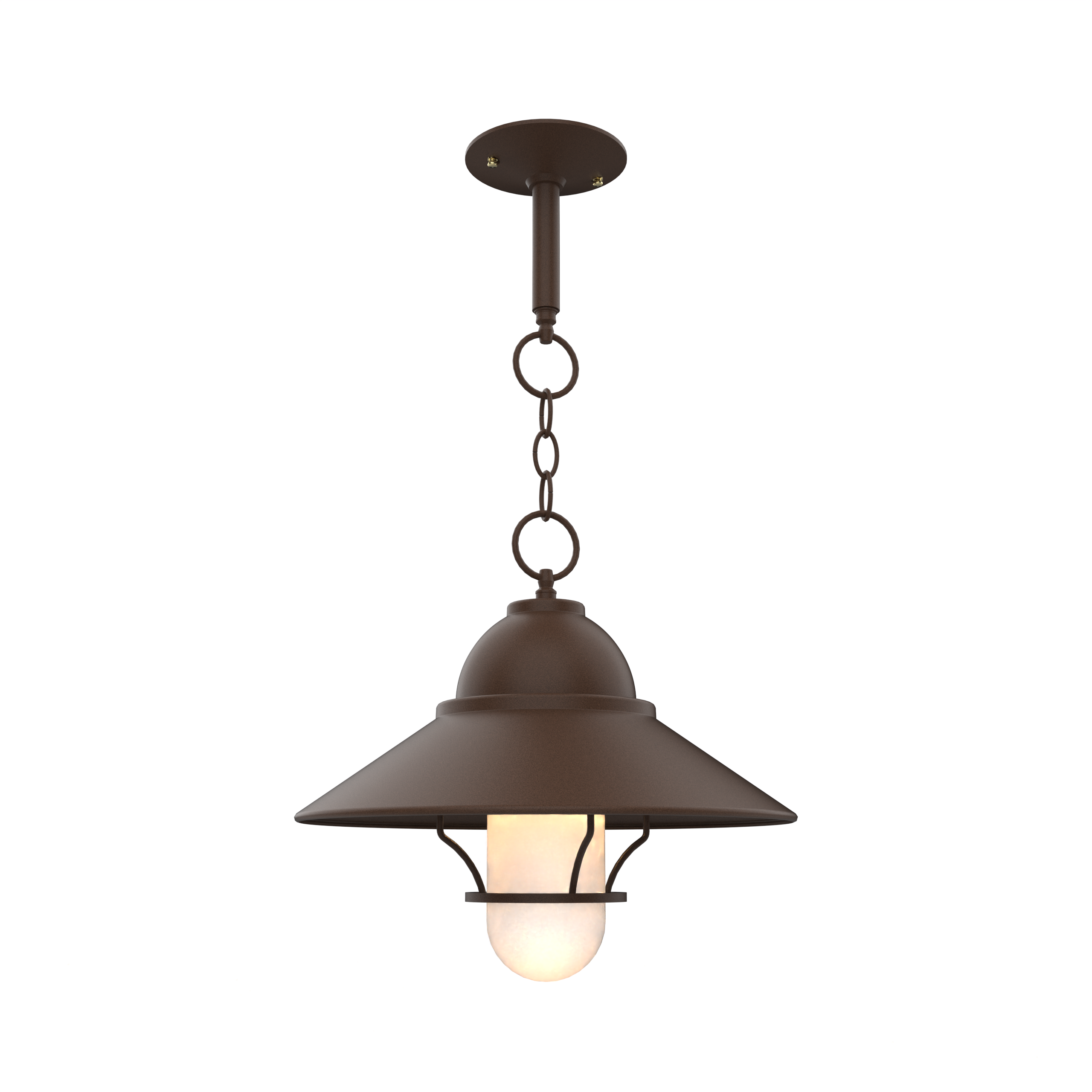 San Francisco - Chain Ceiling Mount with Globe and Large Grid - 32250