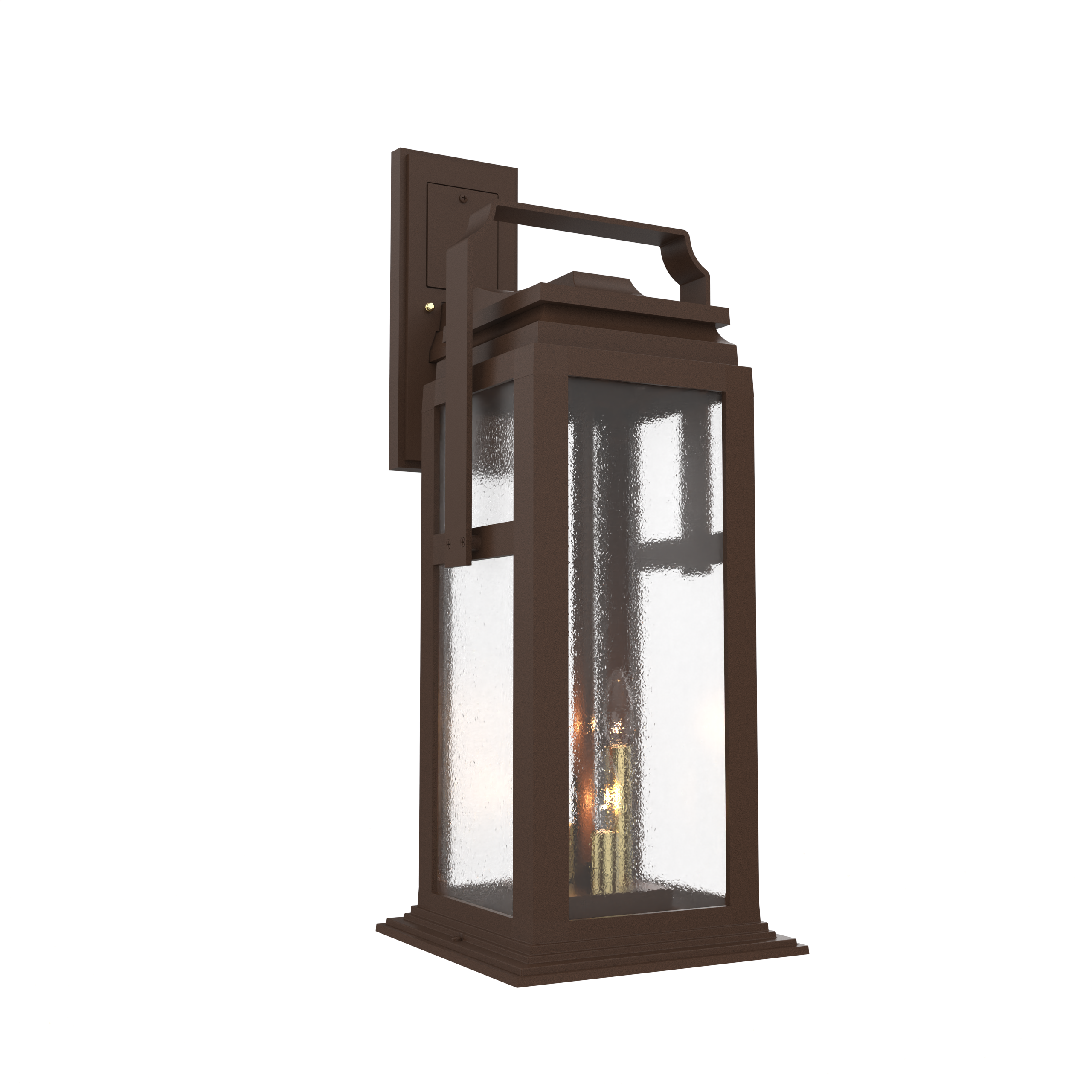Serie 65e - Wall mount down open bottom large format - 36501