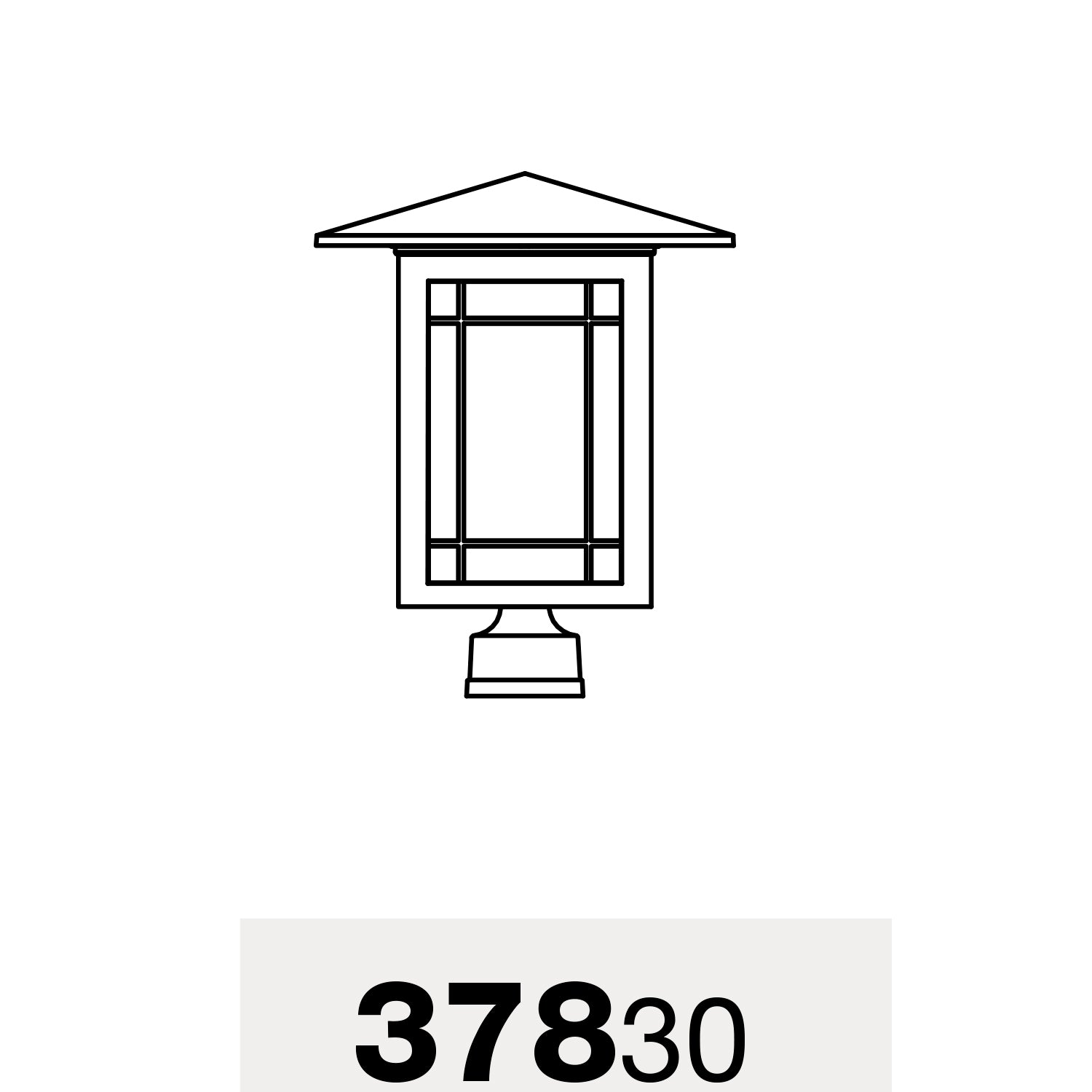 Arlington - Tête de poteau format grand - 37830