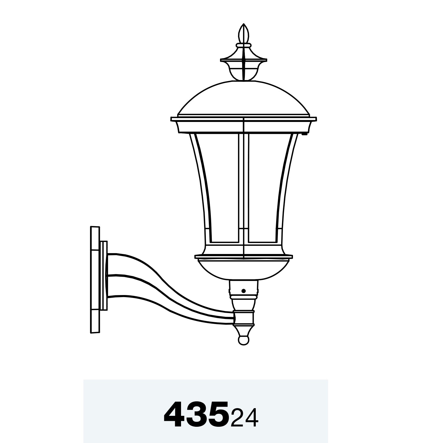 Westminster - Extra Large Top Mount - 43524