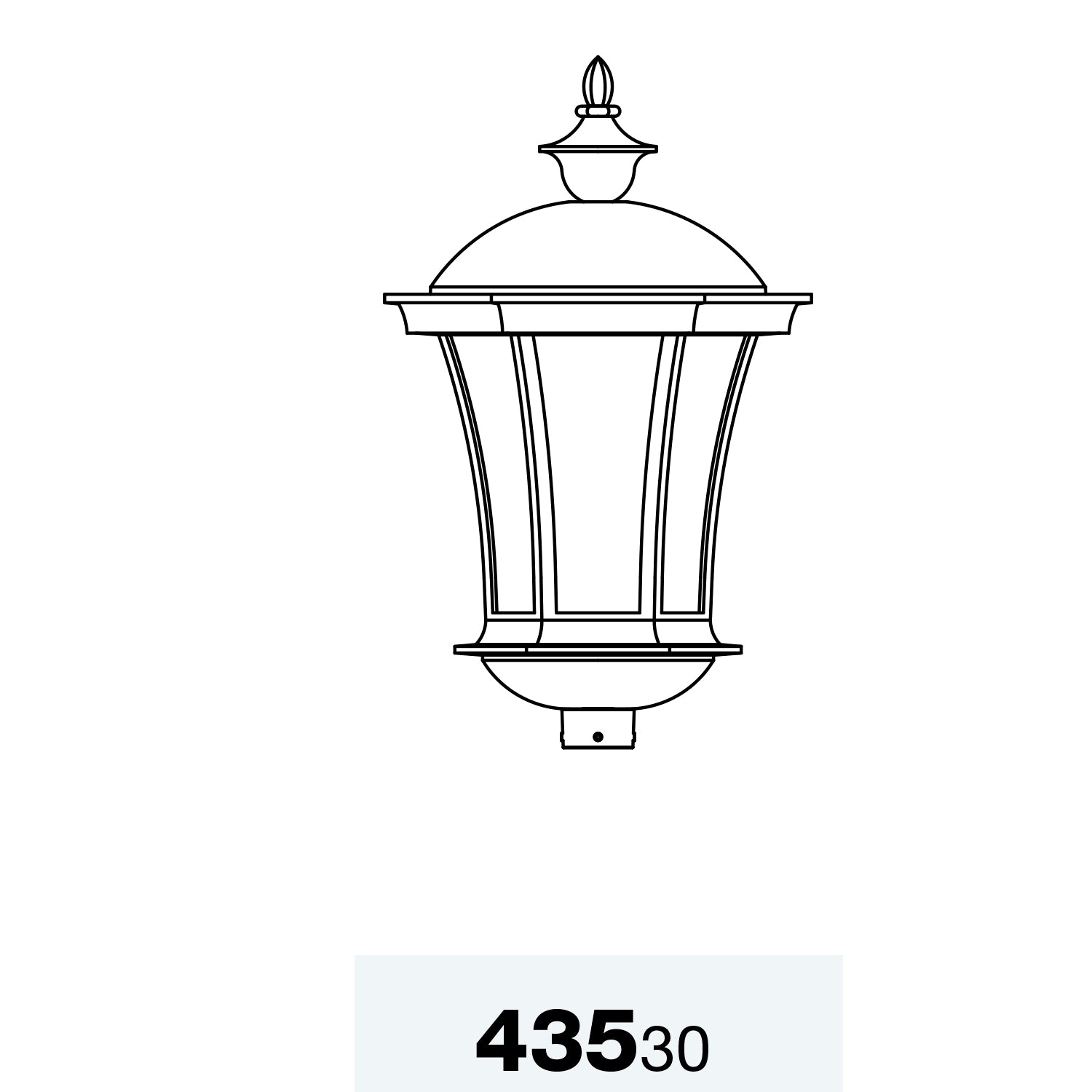 Westminster - Extra Large Post Cap - 43530