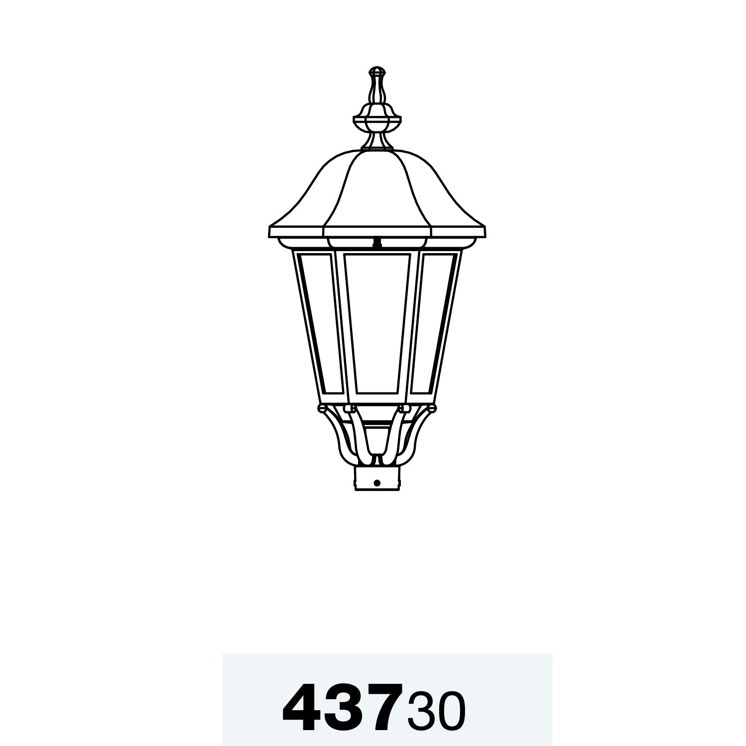 Florence - Extra Large Post Head - 43730