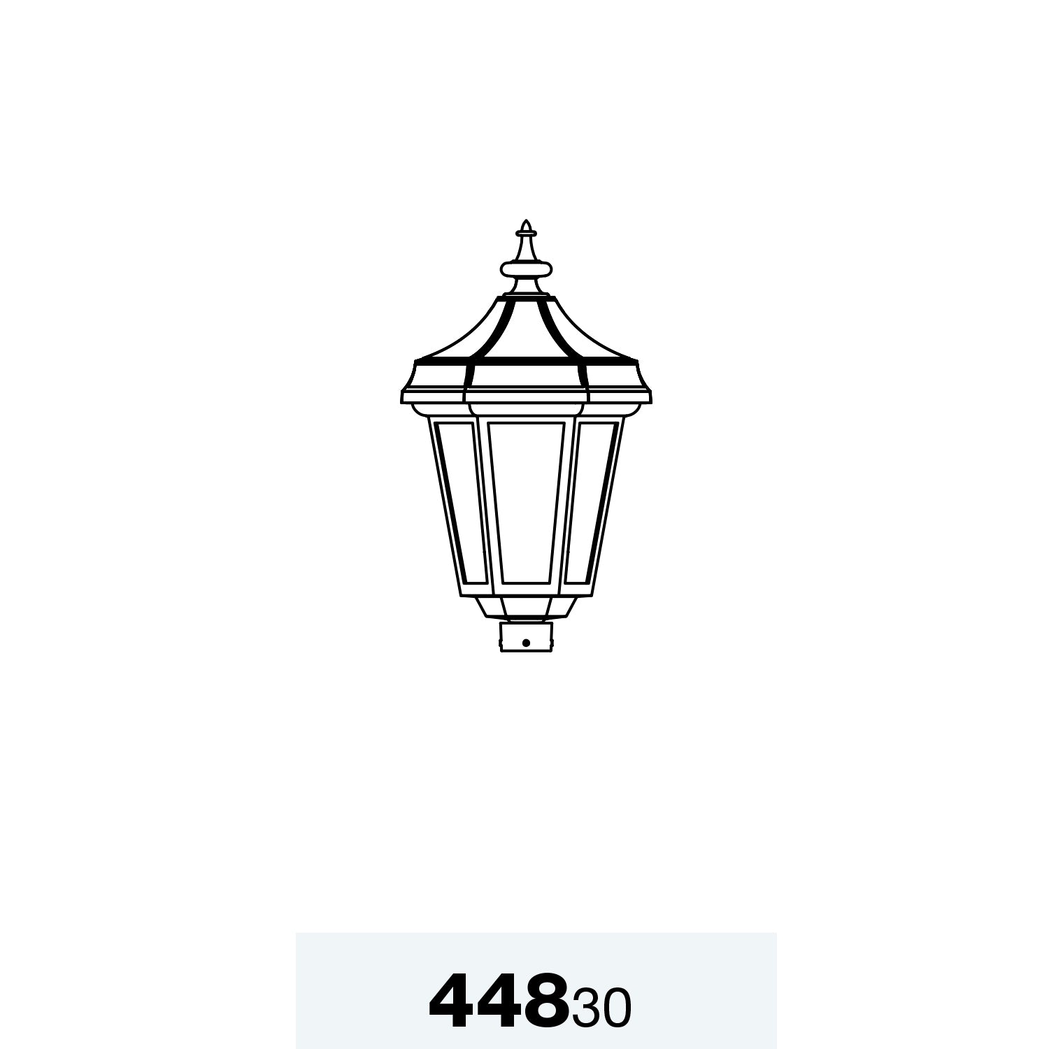 Oxford - Extra-Large Post Head - 44830