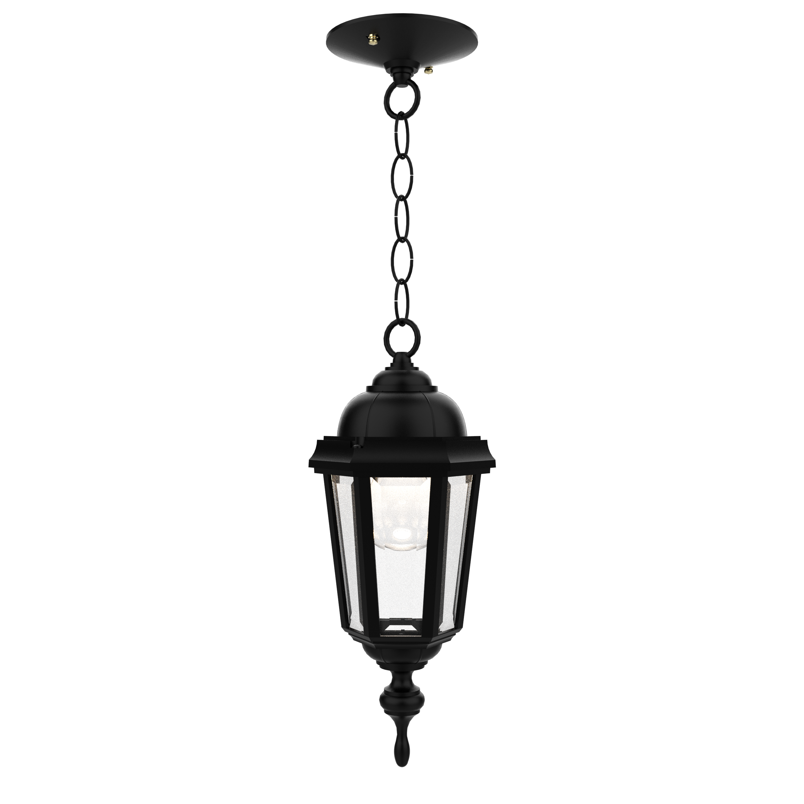 Vintage II - Ceiling mounting with chains closed bottom small format - 81004