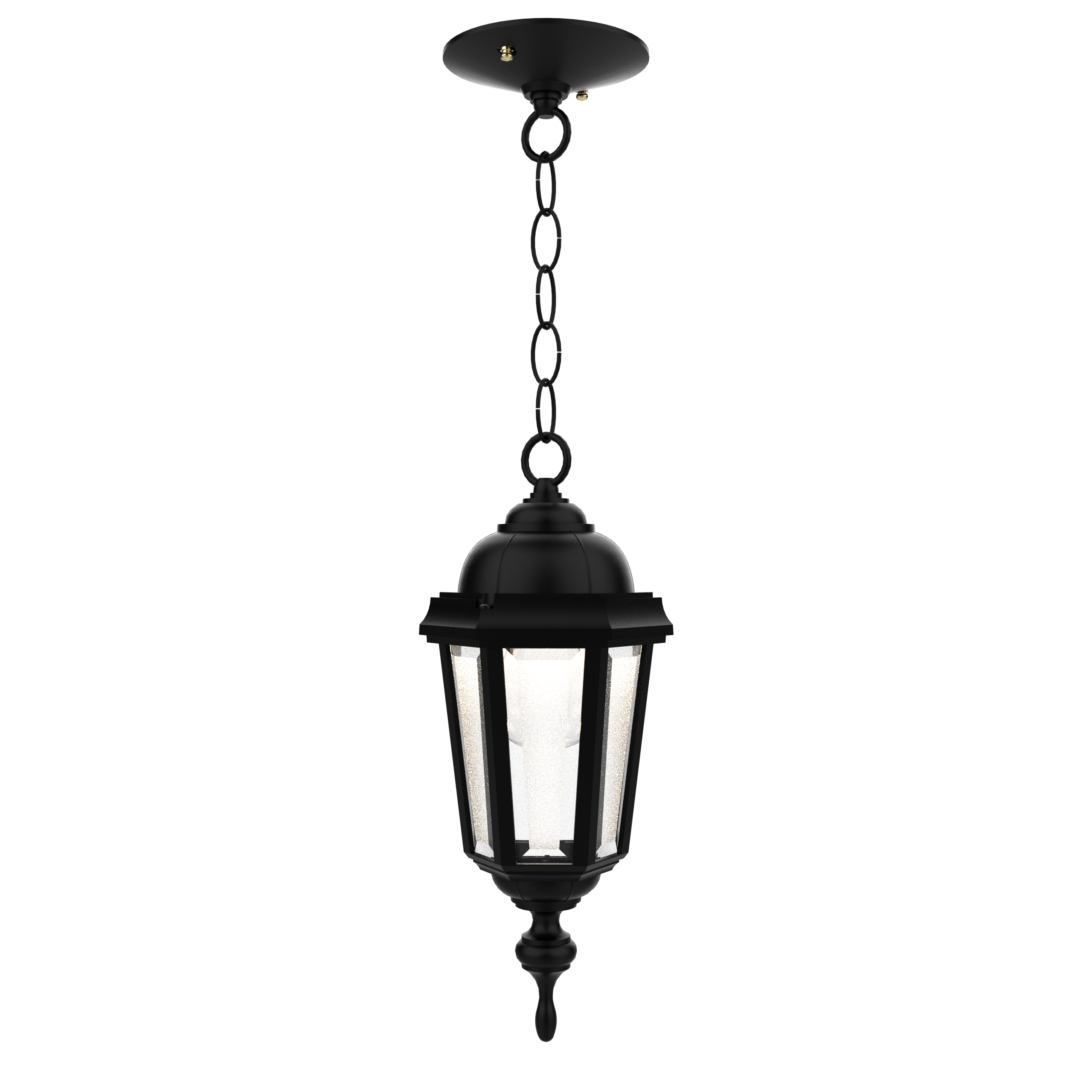 Vintage II - Ceiling mounting with chains closed bottom small format - 81004