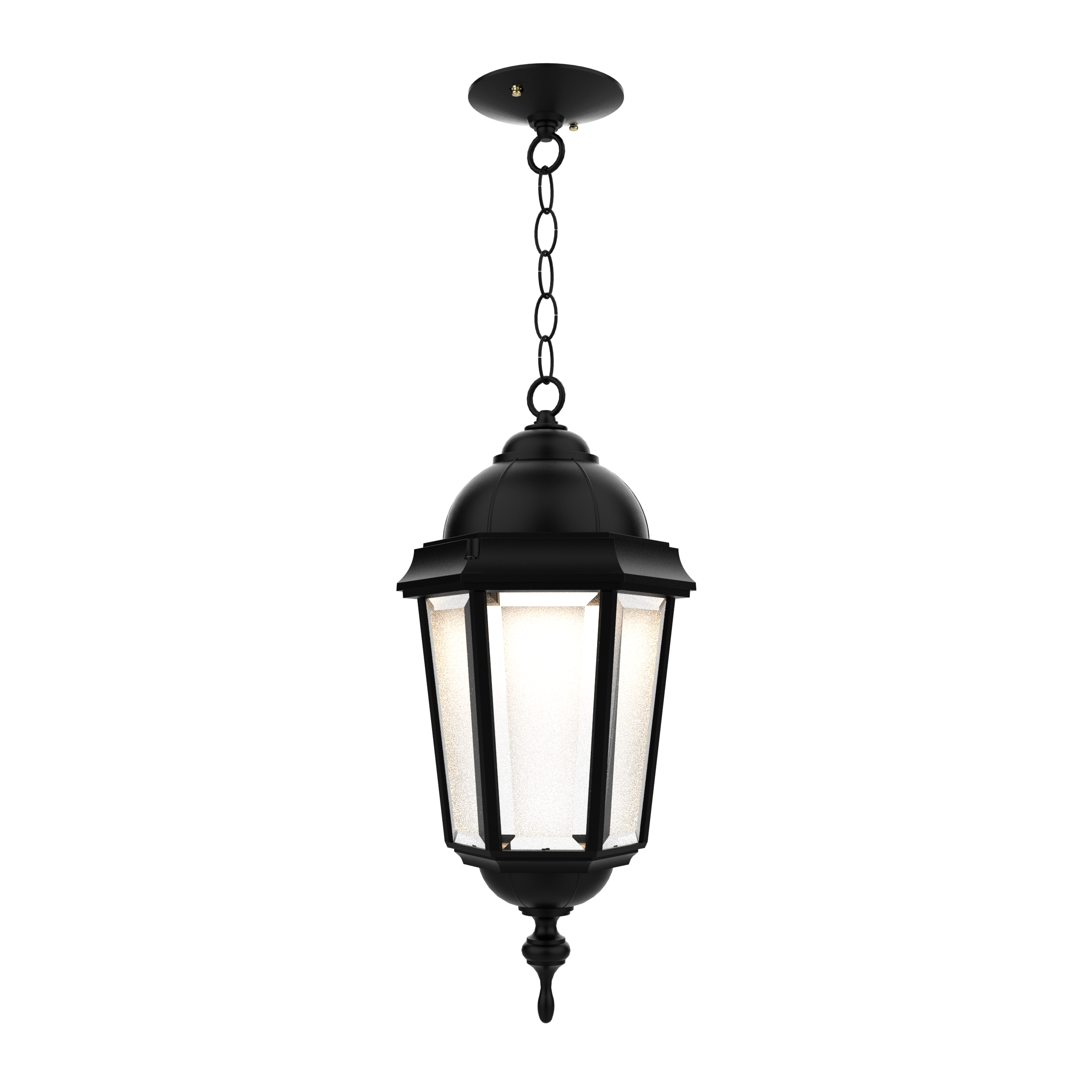 Vintage II - Ceiling mounting with chains large closed bottom - 81032