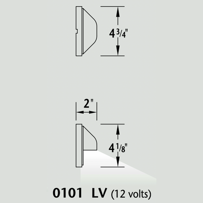 Luminaire paysager pour marche - 0101