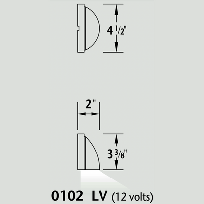 Luminaire paysager pour marche - 0102