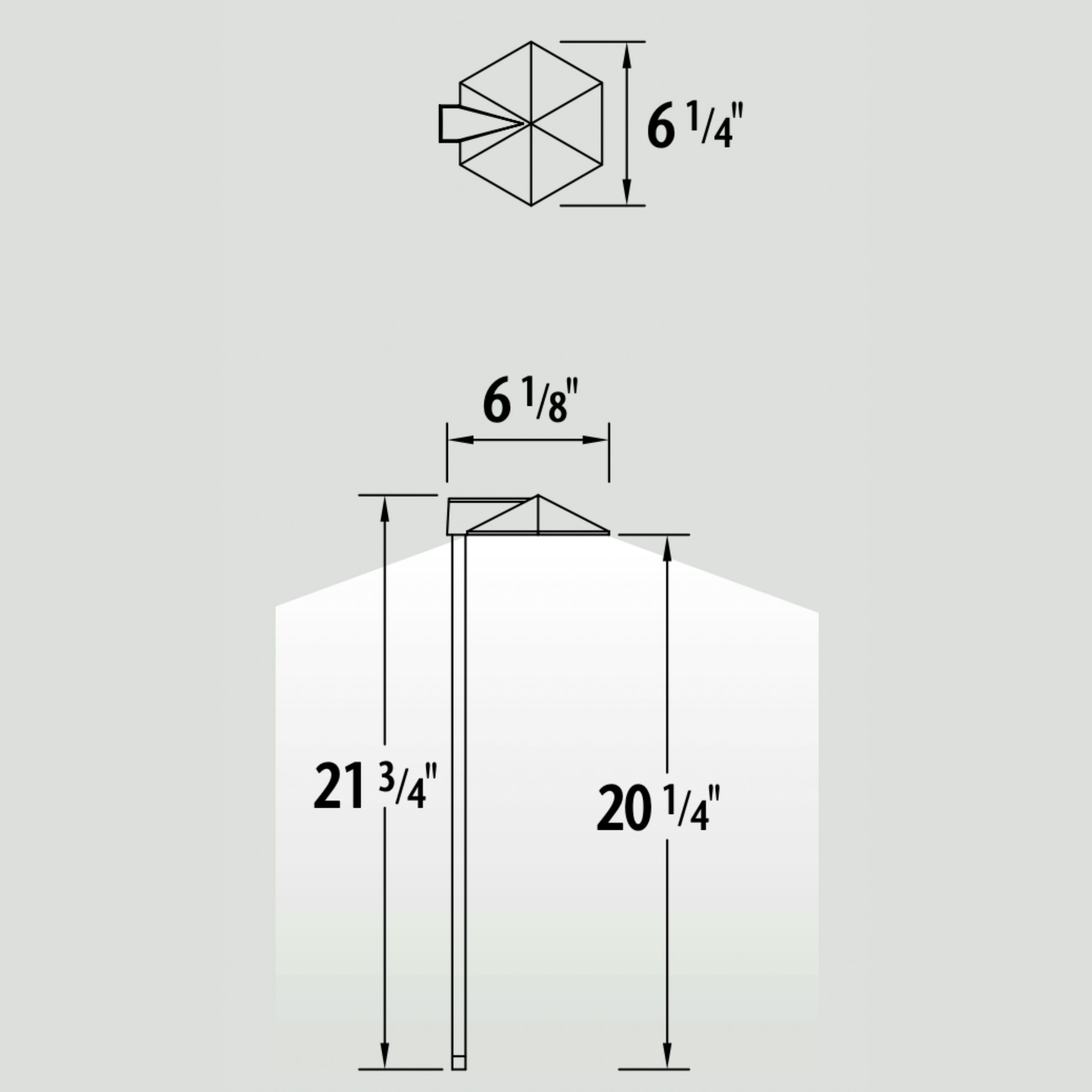 Luminaire paysager pour allées - 0110