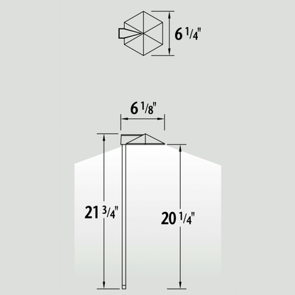 Luminaire paysager pour allées - 0110
