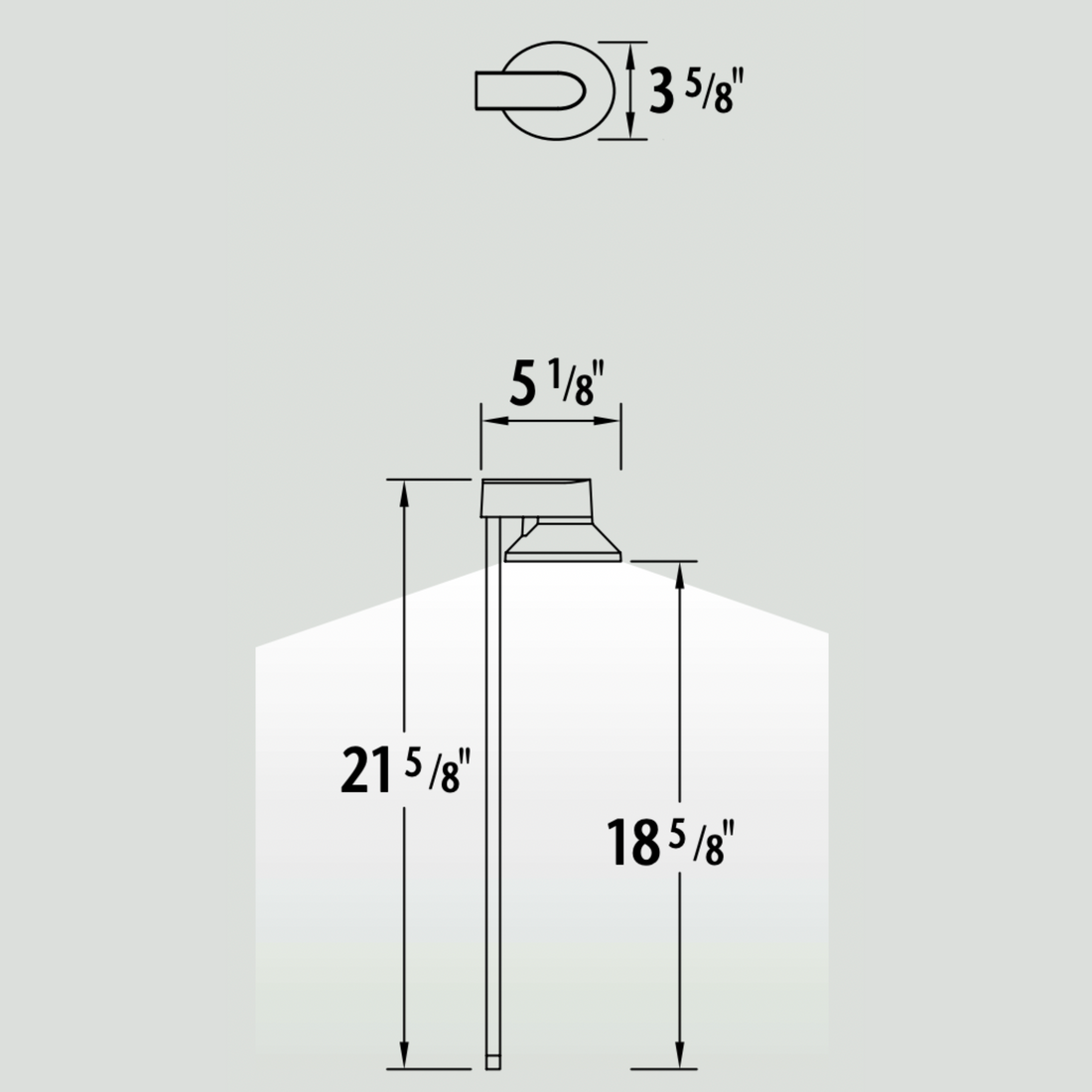 Luminaire paysager pour allées - 0111
